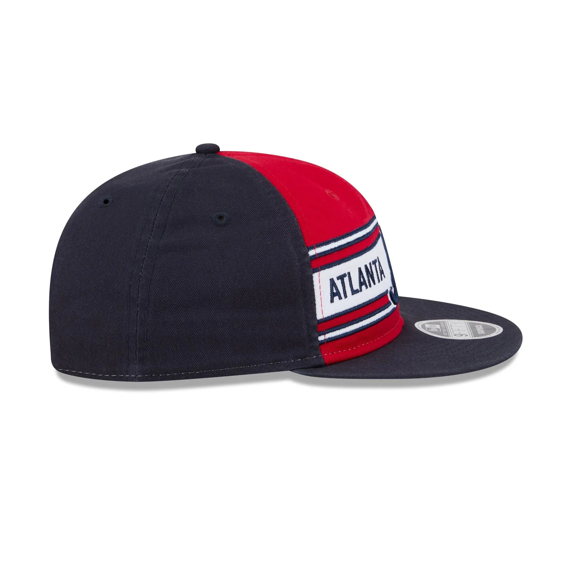 Atlanta Braves Team Stripes Retro Crown 9FIFTY Snapback Hat sold by New Era product image thumbnail 5