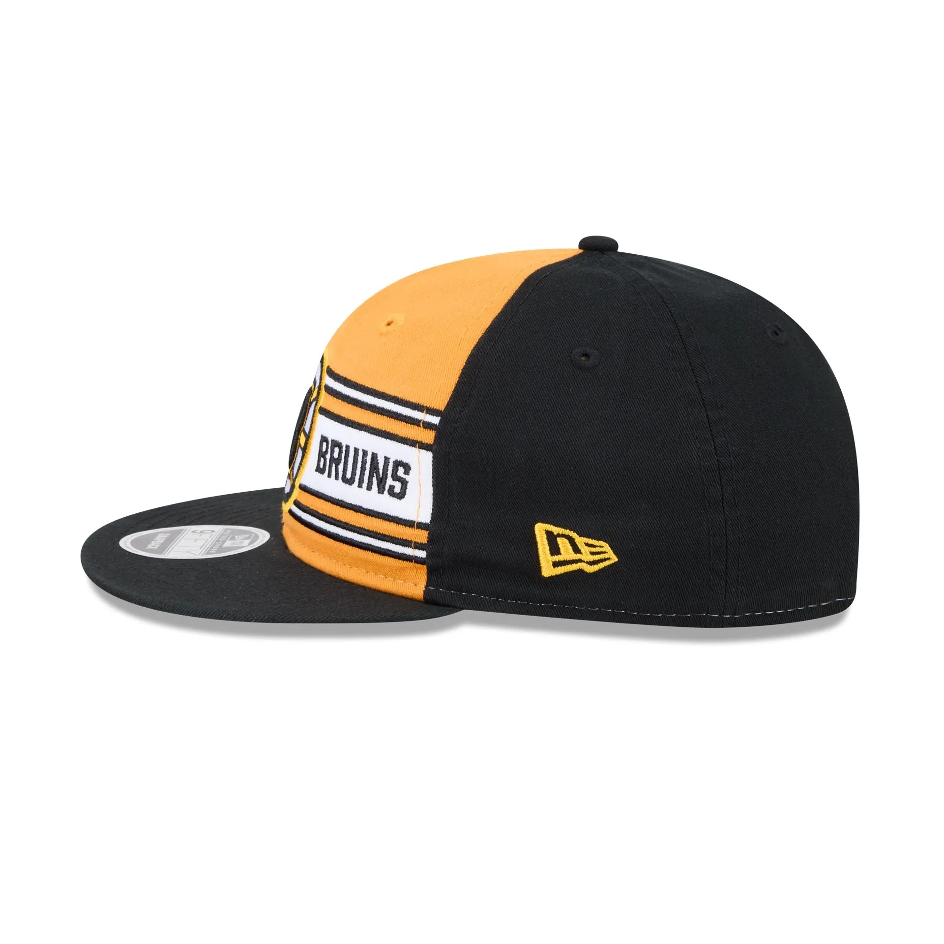 Boston Bruins Team Stripes Retro Crown 9FIFTY Snapback Hat sold by New Era product image thumbnail 4