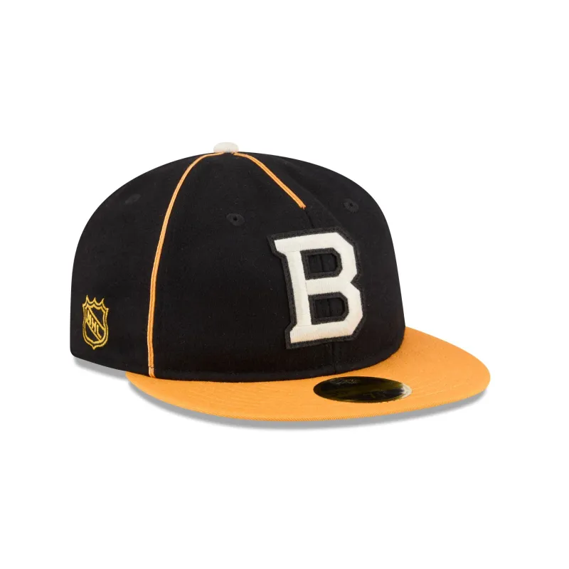 Boston Bruins Felt Logo Retro Crown 59FIFTY Fitted Hat sold by New Era