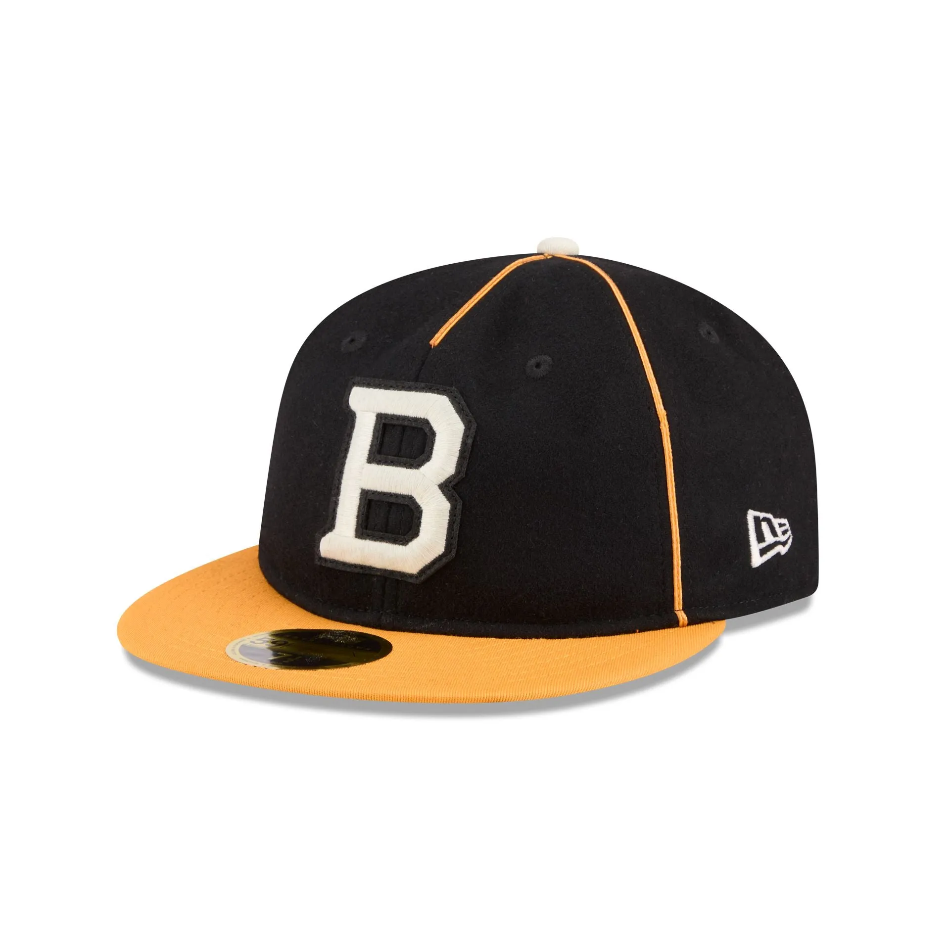 Boston Bruins Felt Logo Retro Crown 59FIFTY Fitted Hat sold by New Era product image thumbnail 3