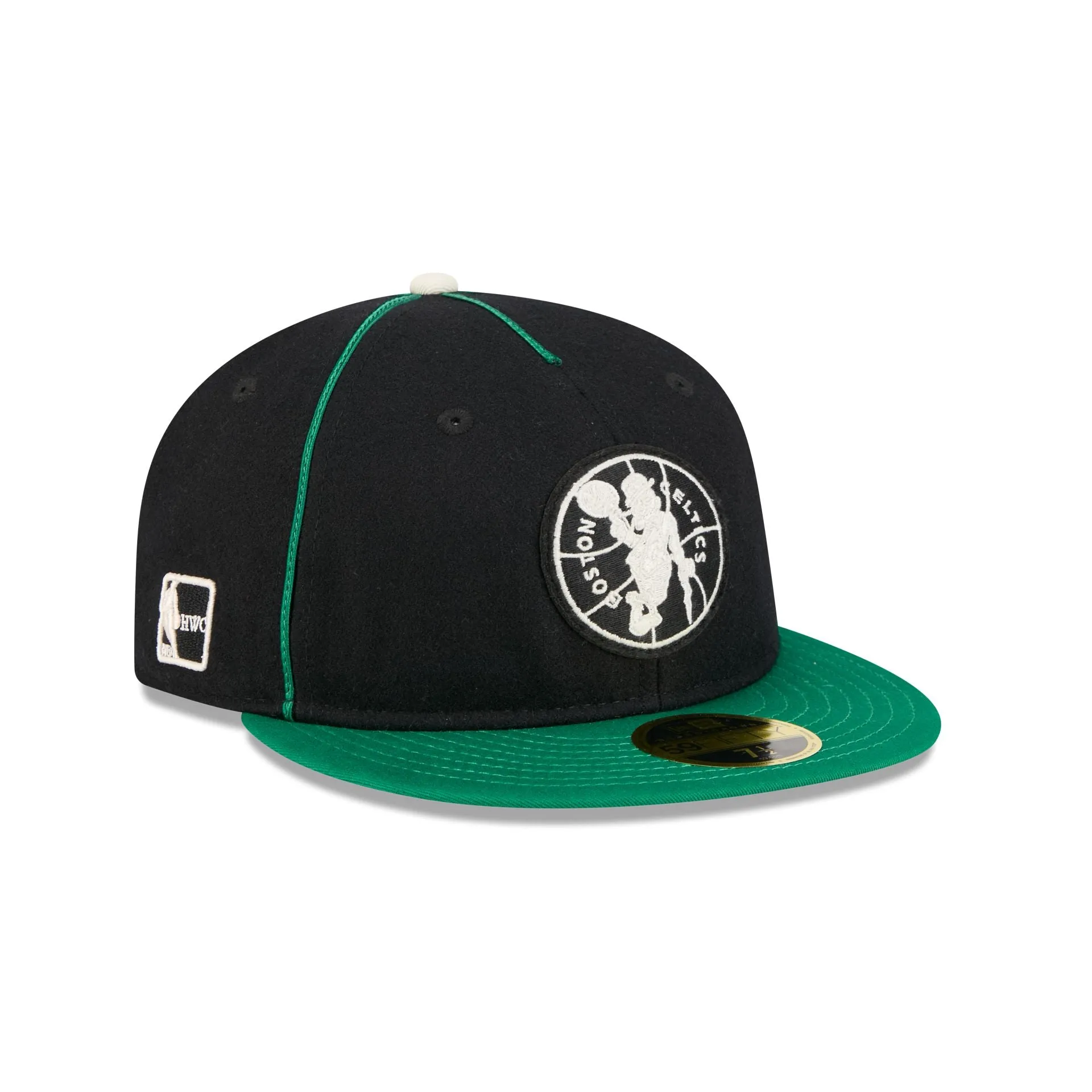 Boston Celtics Felt Logo Retro Crown 59FIFTY Fitted Hat sold by New Era
