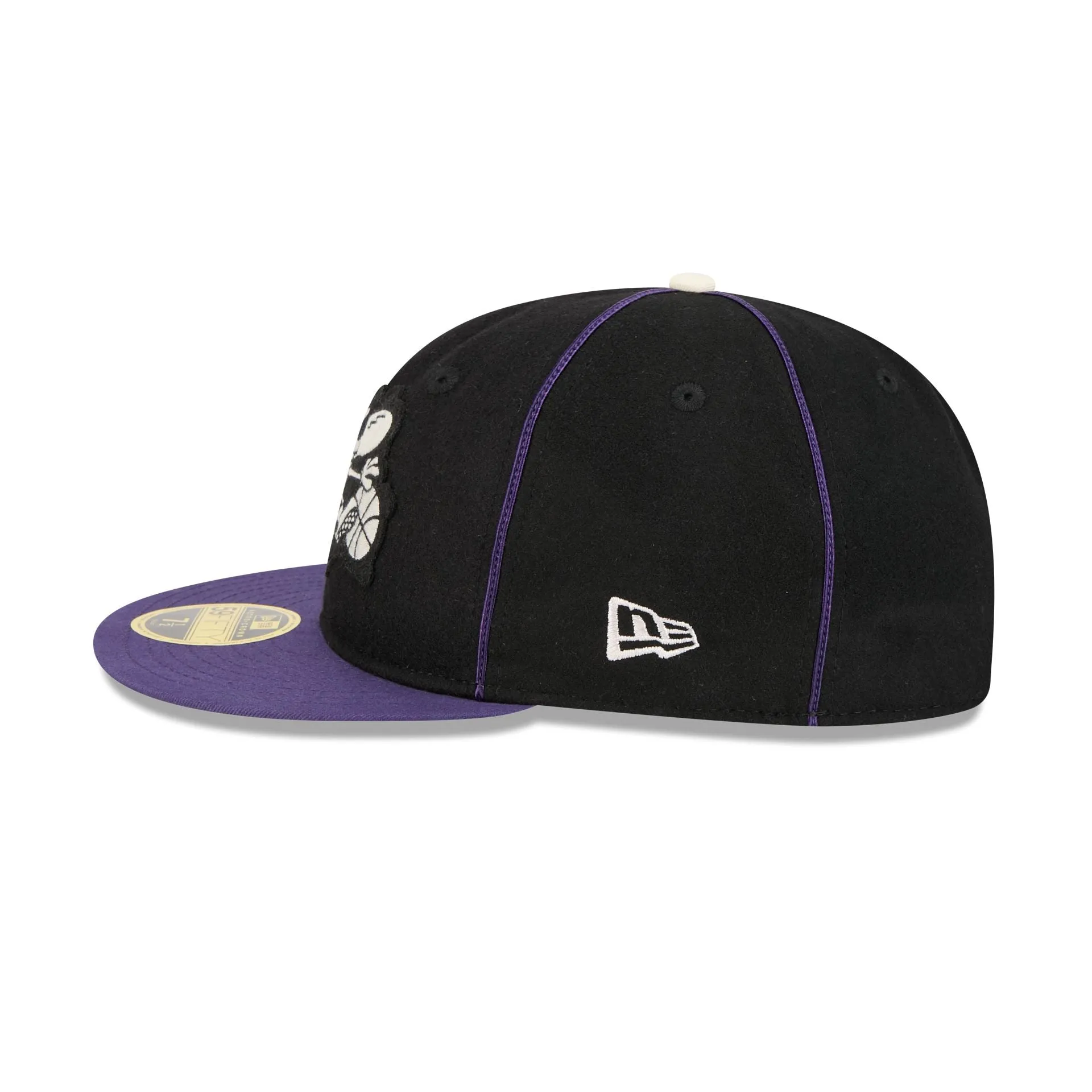 Charlotte Hornets Felt Logo Retro Crown 59FIFTY Fitted Hat sold by New Era product image thumbnail 5
