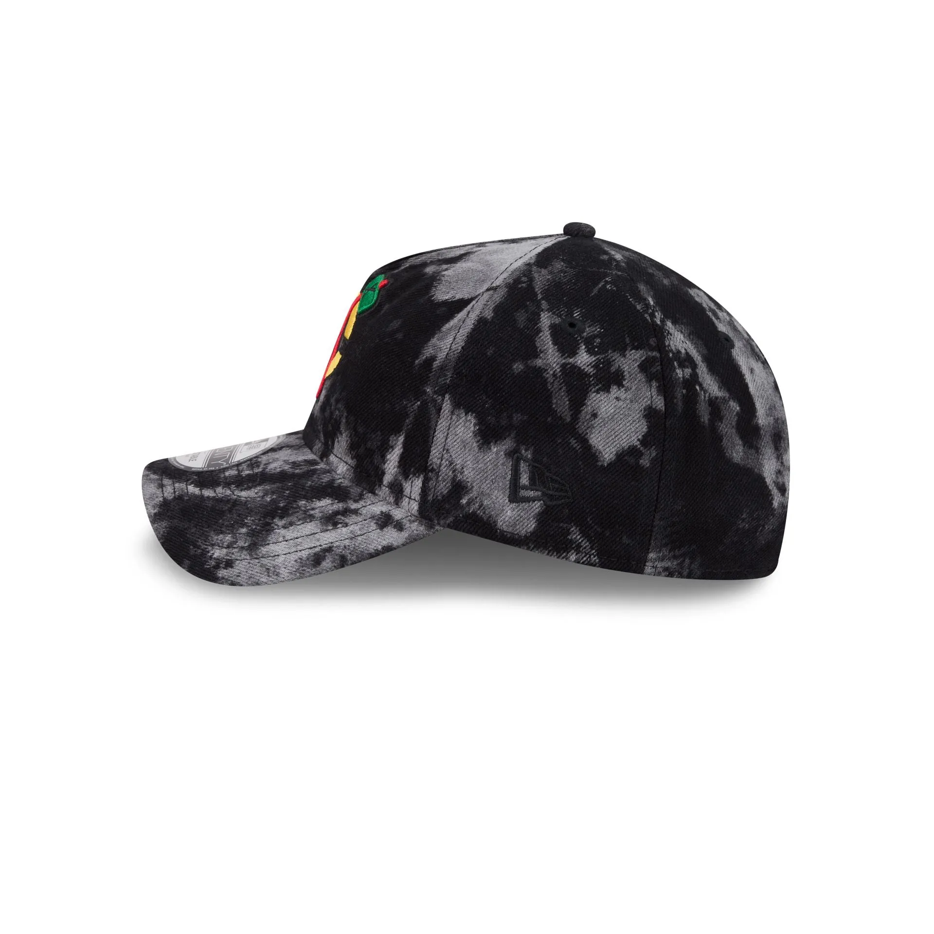 Chicago Blackhawks Bleached Denim 9TWENTY A-Frame Adjustable Hat sold by New Era product image thumbnail 4