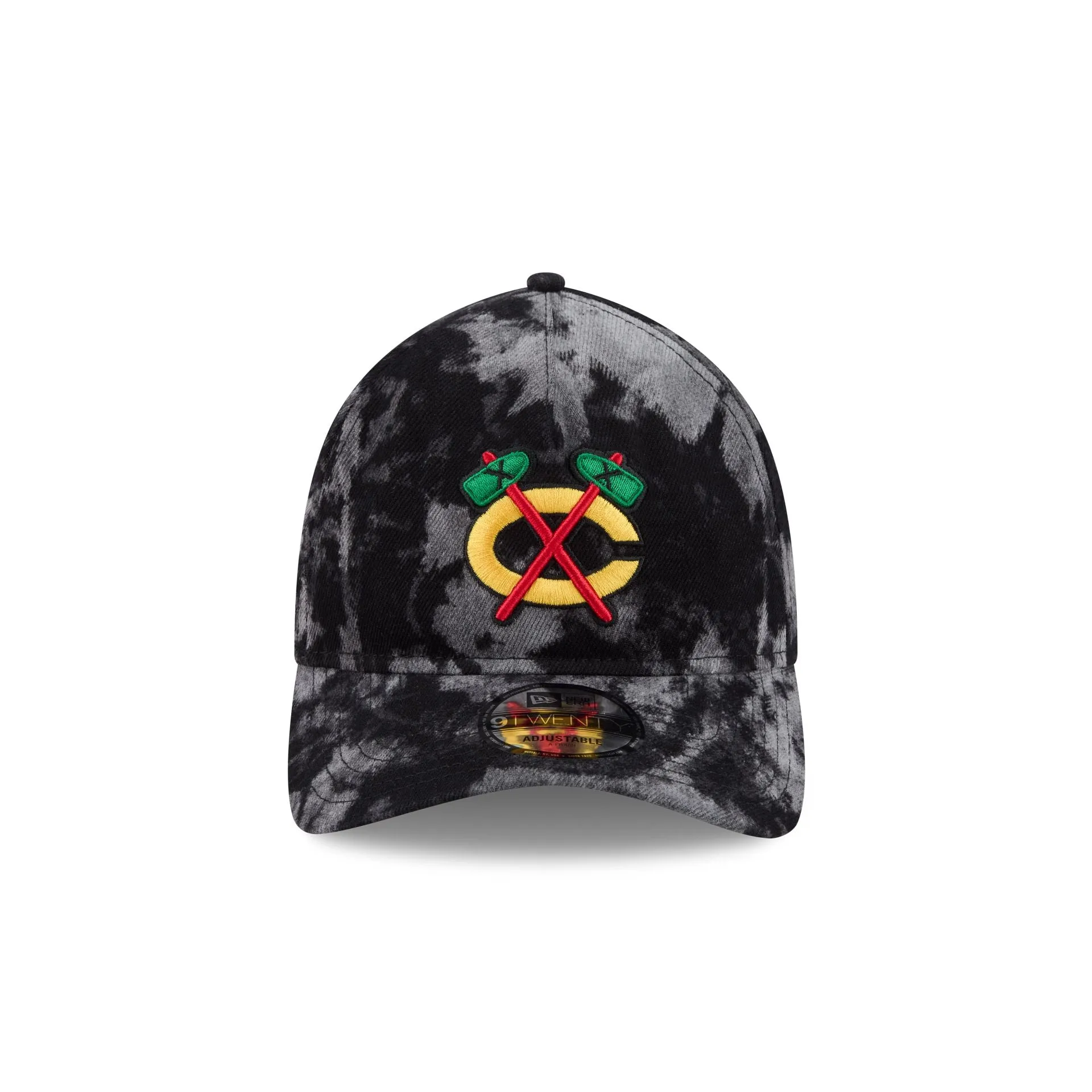 Chicago Blackhawks Bleached Denim 9TWENTY A-Frame Adjustable Hat sold by New Era product image thumbnail 2