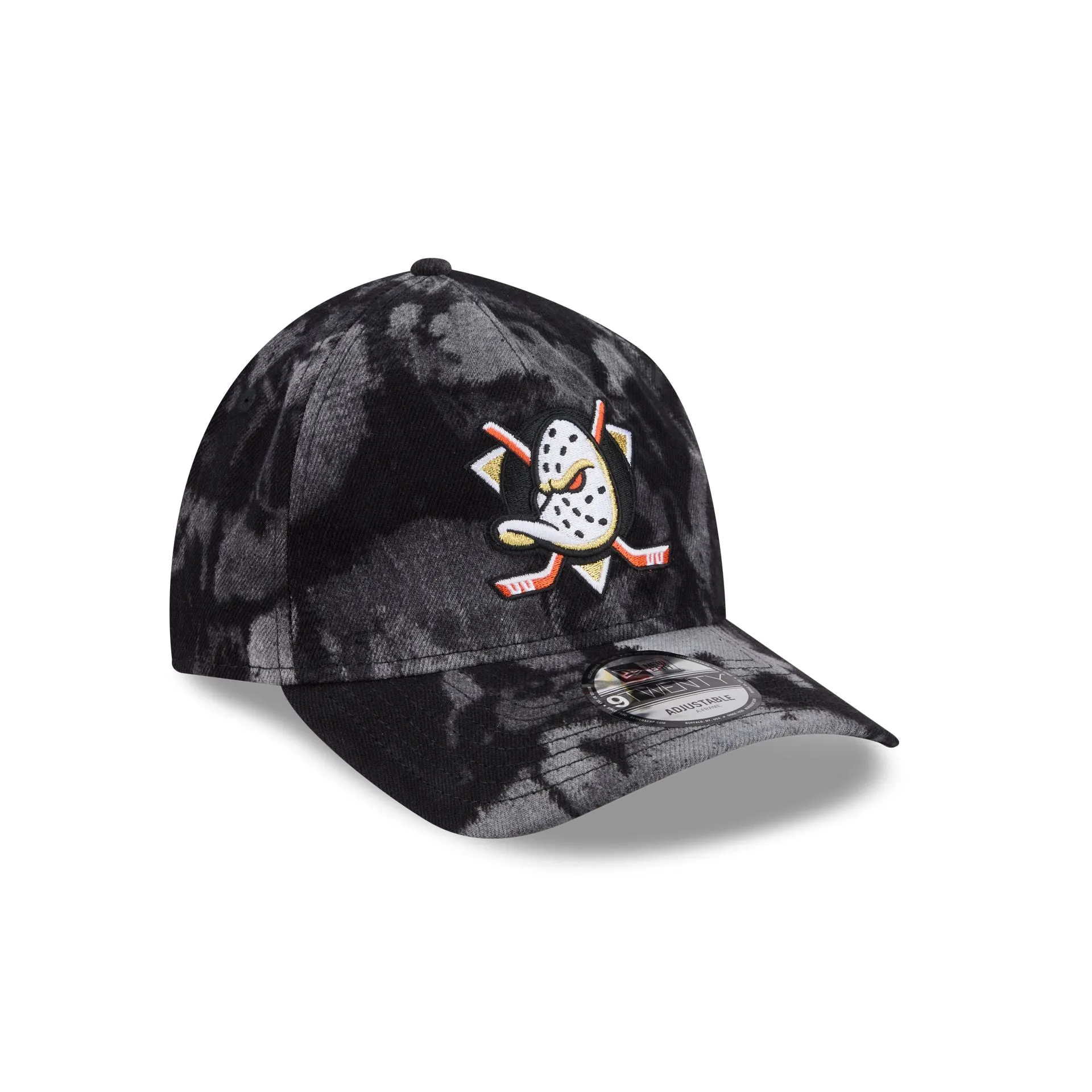Anaheim Ducks Bleached Denim 9TWENTY A-Frame Adjustable Hat sold by New Era product image thumbnail 3