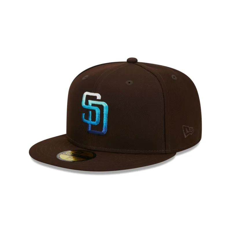 San Diego Padres Metallic Gradient 59FIFTY Fitted Hat sold by New Era