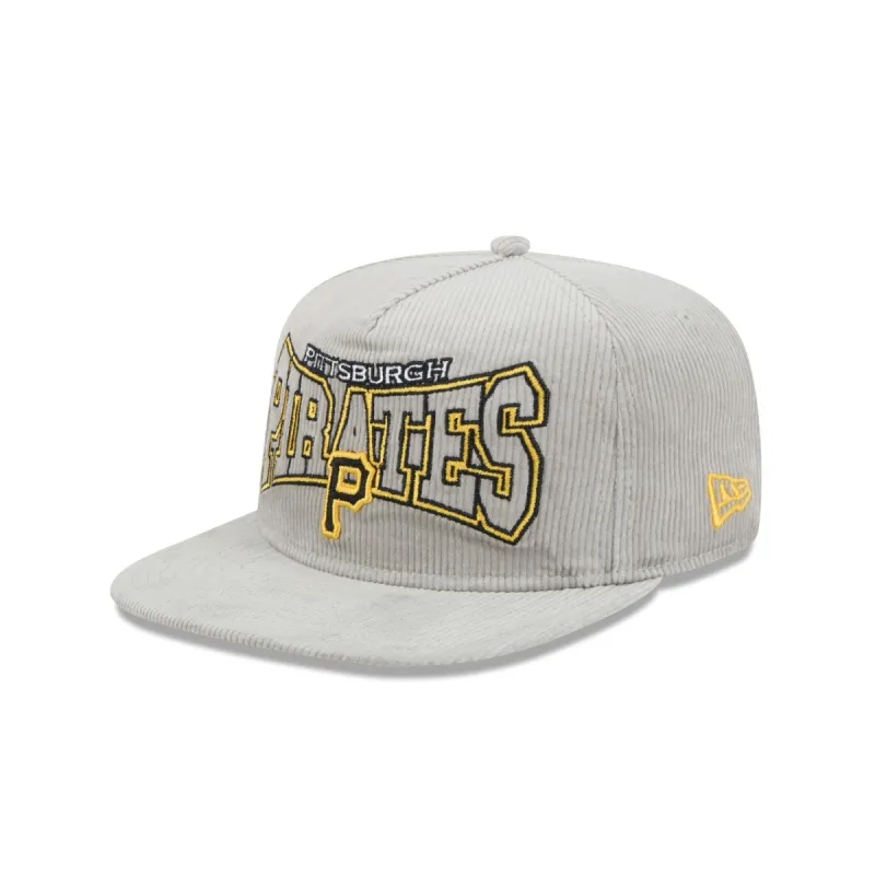 Pittsburgh Pirates Gray Cord Golfer Hat sold by New Era