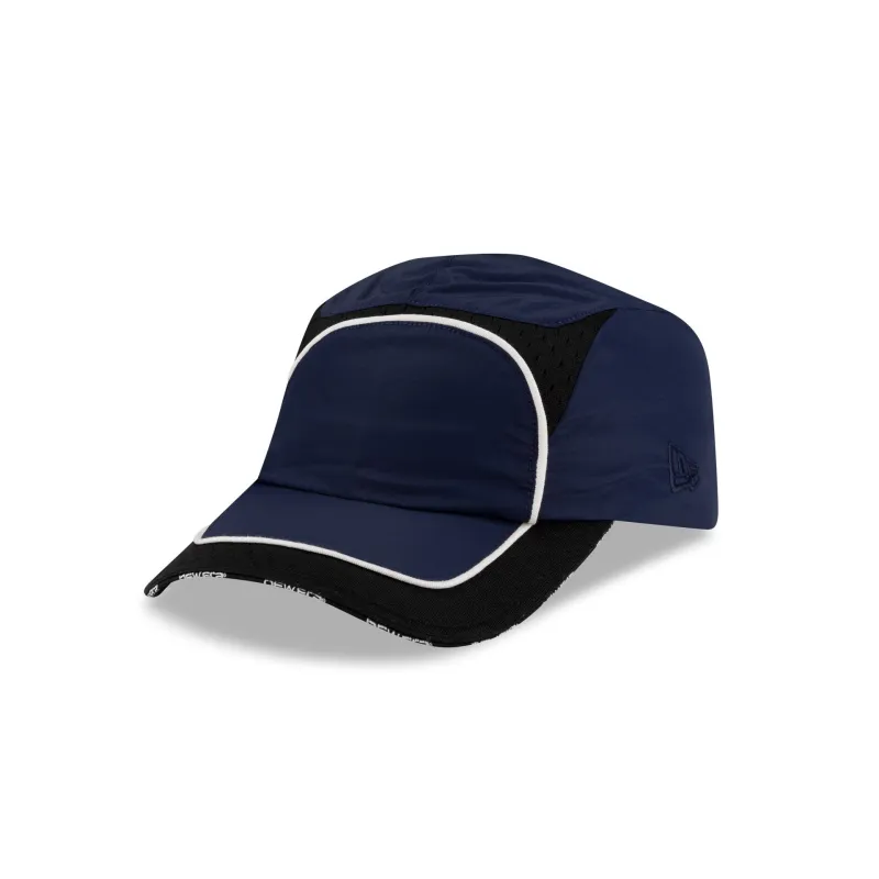 New Era Branded Wavy Dark Royal Runner Strapback Hat made by New Era