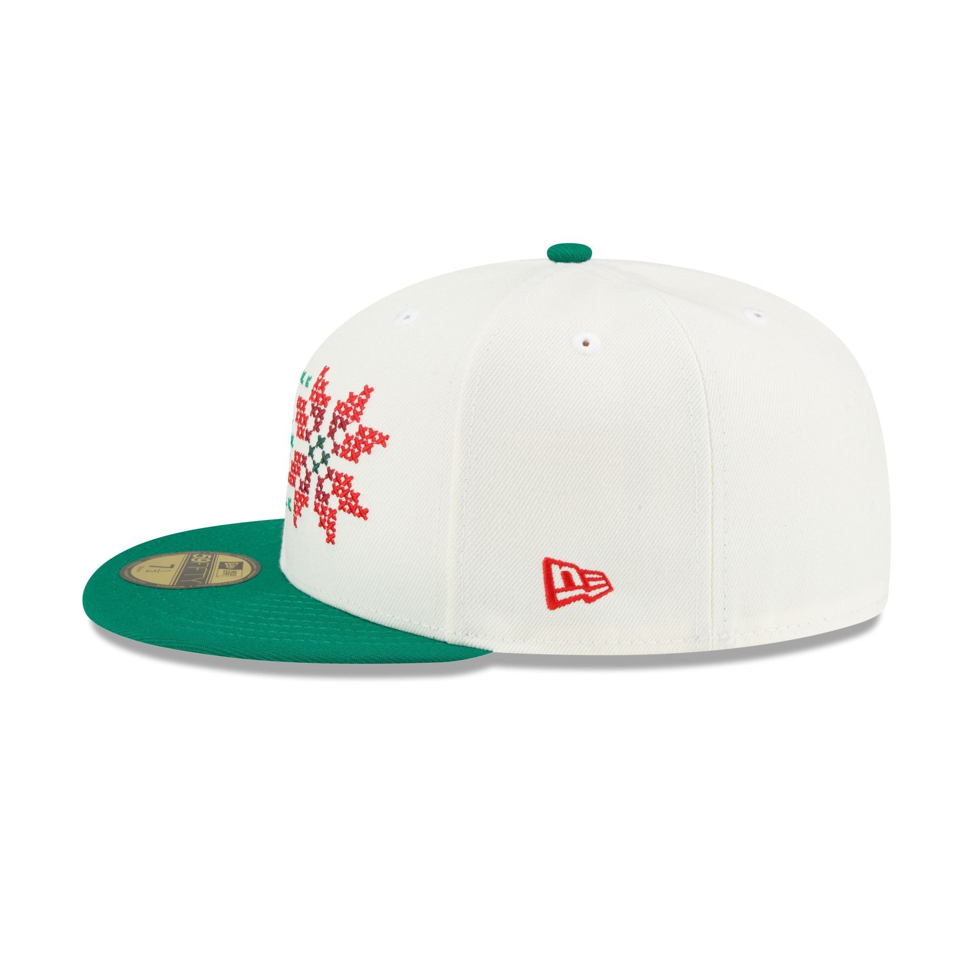 Holiday Essentials Snowflakes 59FIFTY Fitted Hat sold by New Era product image thumbnail 4