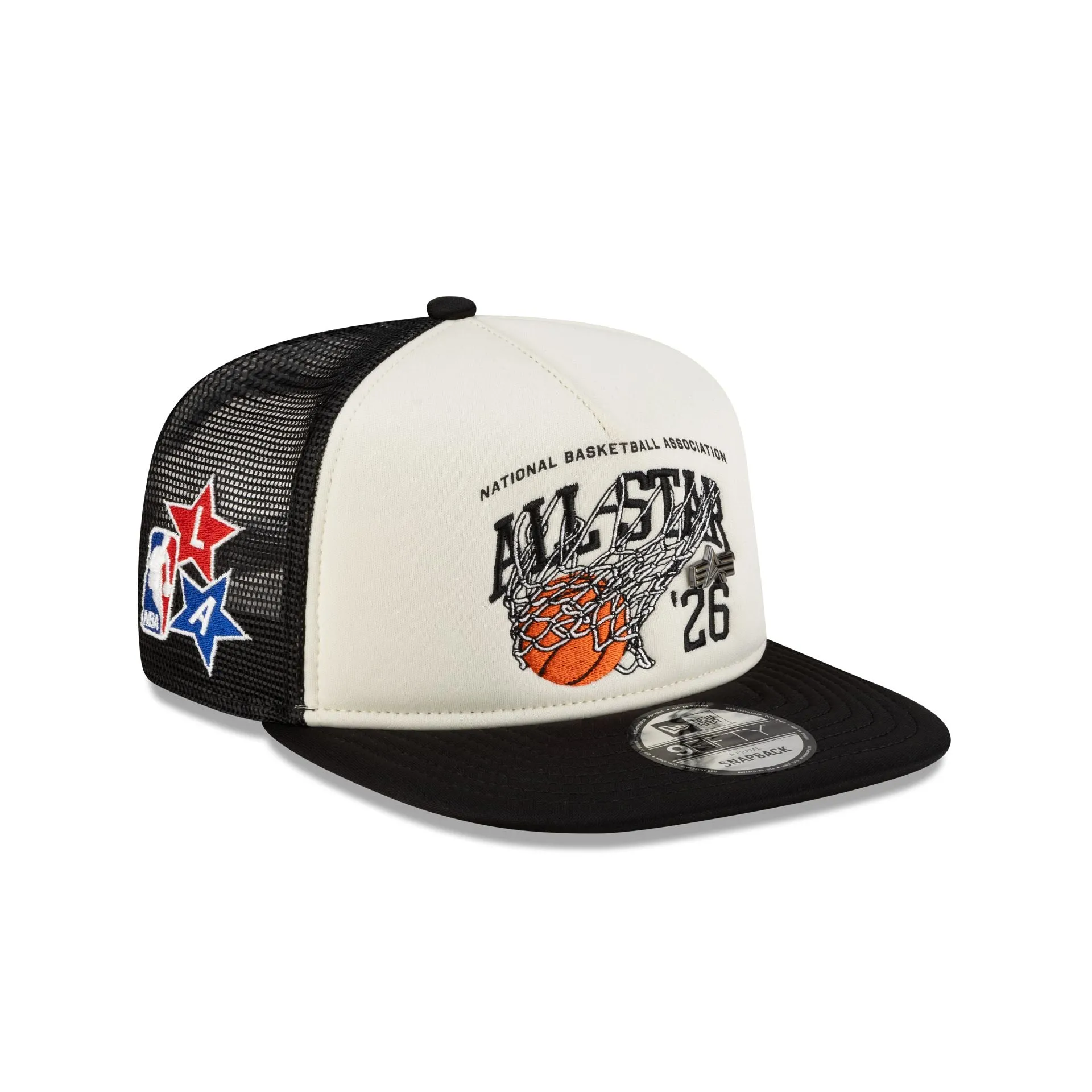 Alpha Industries 2026 NBA All-Star Game 9FIFTY A-Frame Trucker Hat sold by New Era