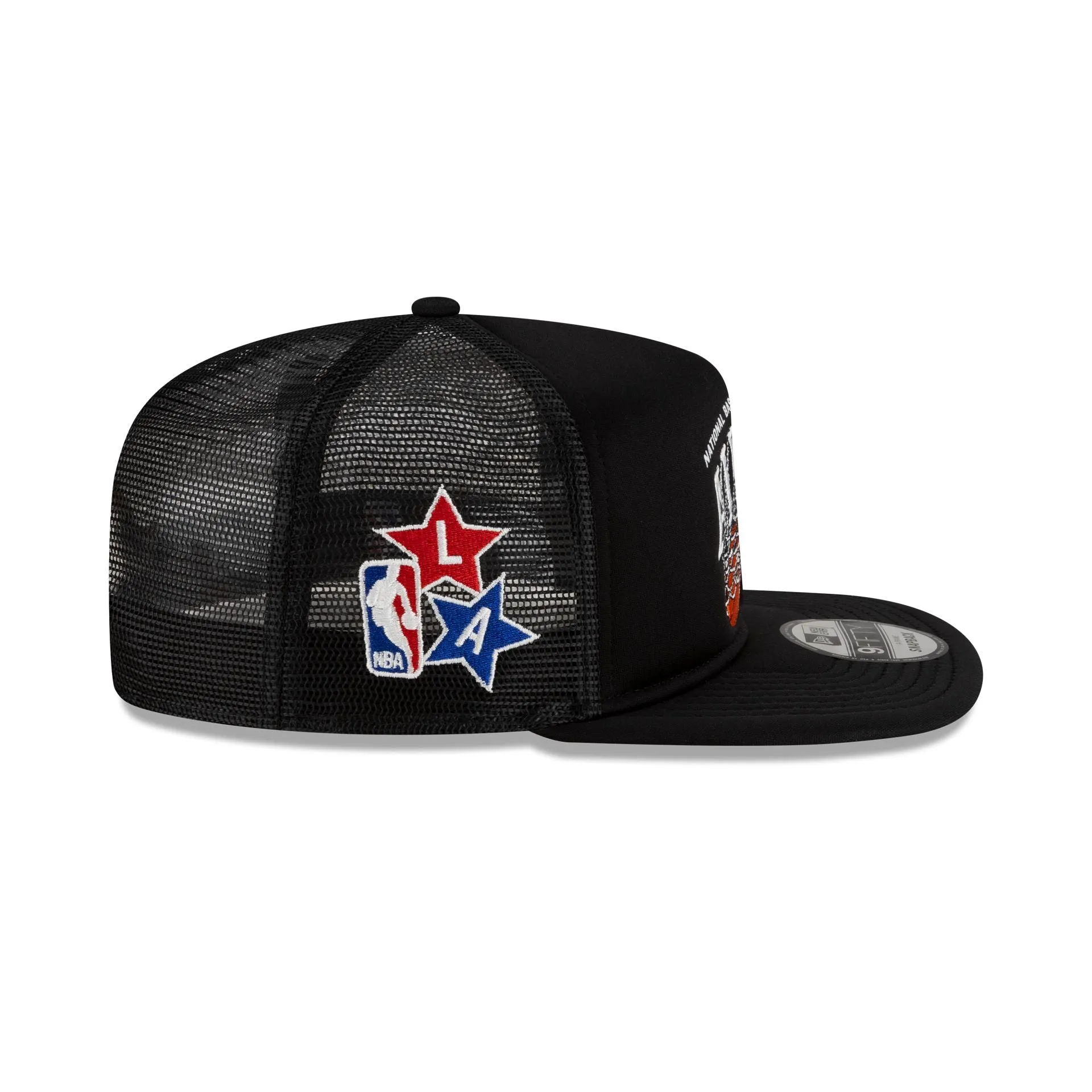 Alpha Industries 2026 NBA All-Star Game Black 9FIFTY A-Frame Trucker Hat sold by New Era product image thumbnail 4