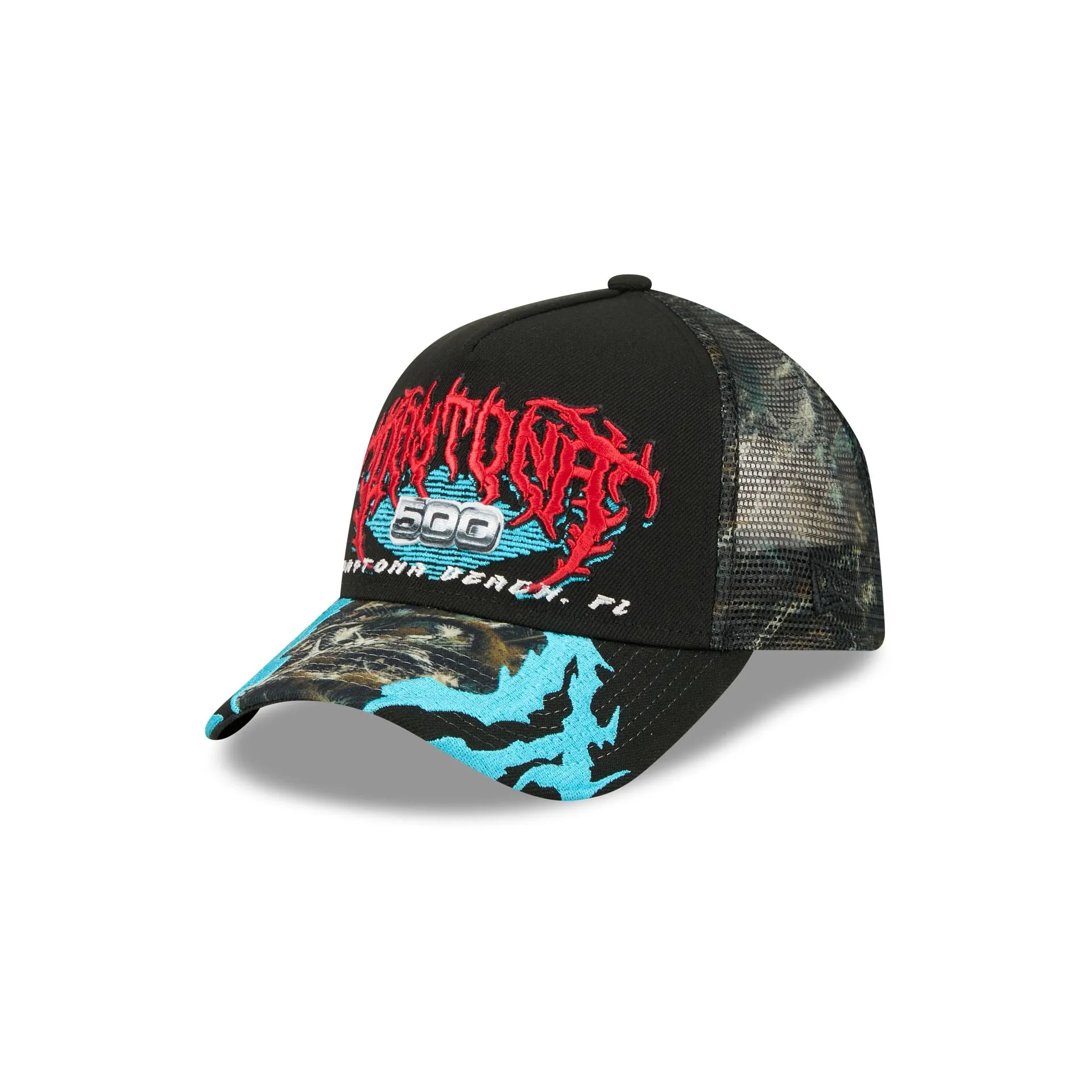 NASCAR DAYTONA 500 9FORTY A-Frame Trucker Hat sold by New Era