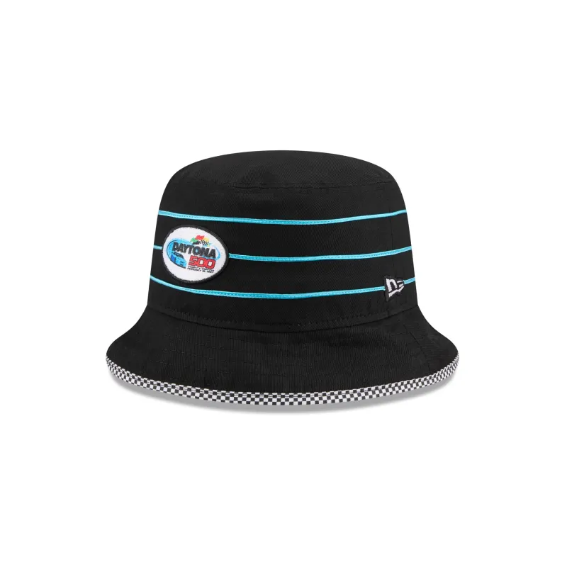 NASCAR DAYTONA 500 Black Bucket Hat Hat sold by New Era