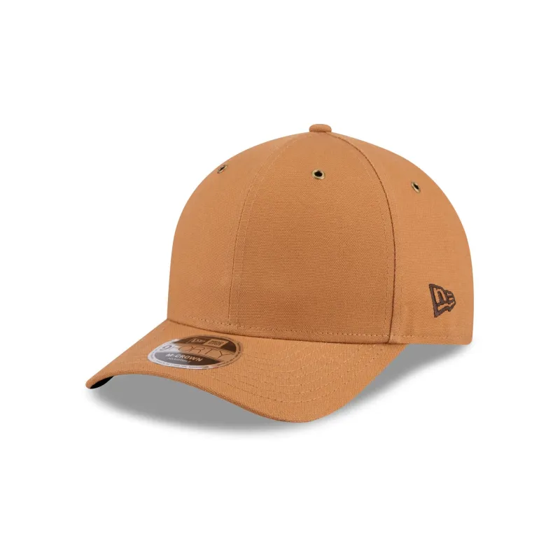New Era Cap Canvas Light Bronze 9FORTY M-Crown Adjustable Hat made by New Era