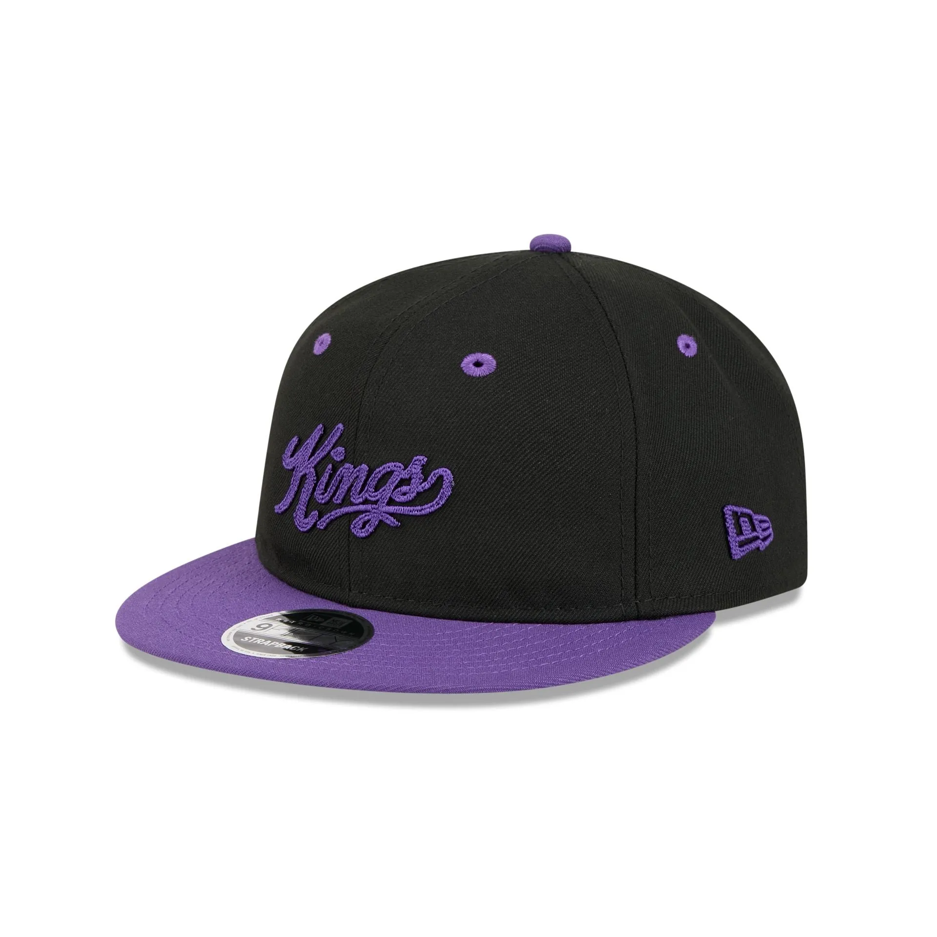 Sacramento Kings Chainstitch Script Retro Crown 9FIFTY Snapback Hat sold by New Era product image thumbnail 3