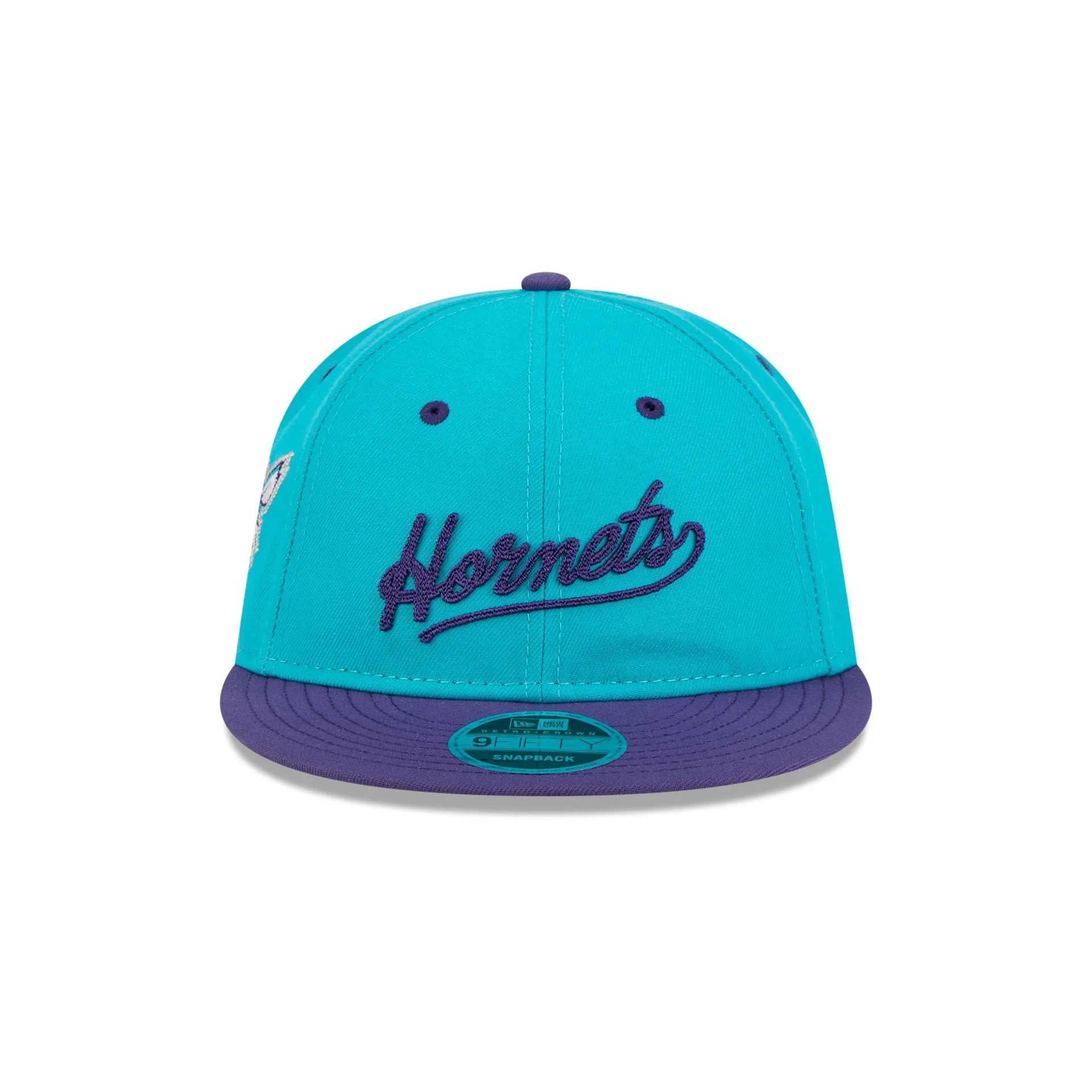 Charlotte Hornets Chainstitch Script Retro Crown 9FIFTY Snapback Hat sold by New Era product image thumbnail 2