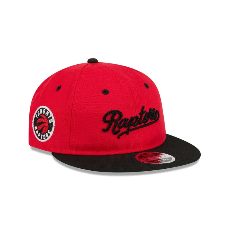 Toronto Raptors Chainstitch Script Retro Crown 9FIFTY Snapback Hat sold by New Era