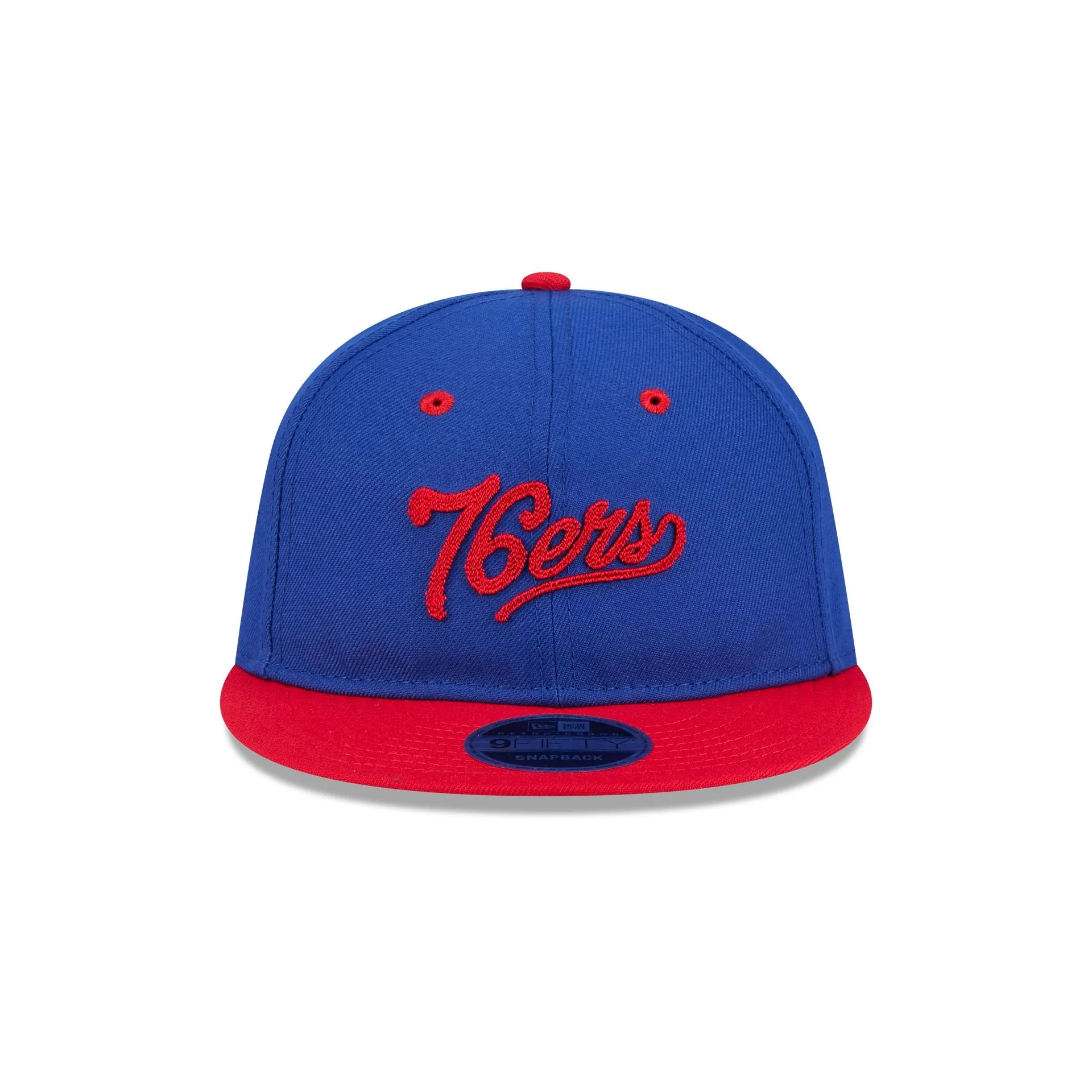 Philadelphia 76ers Chainstitch Script Retro Crown 9FIFTY Snapback Hat sold by New Era product image thumbnail 2