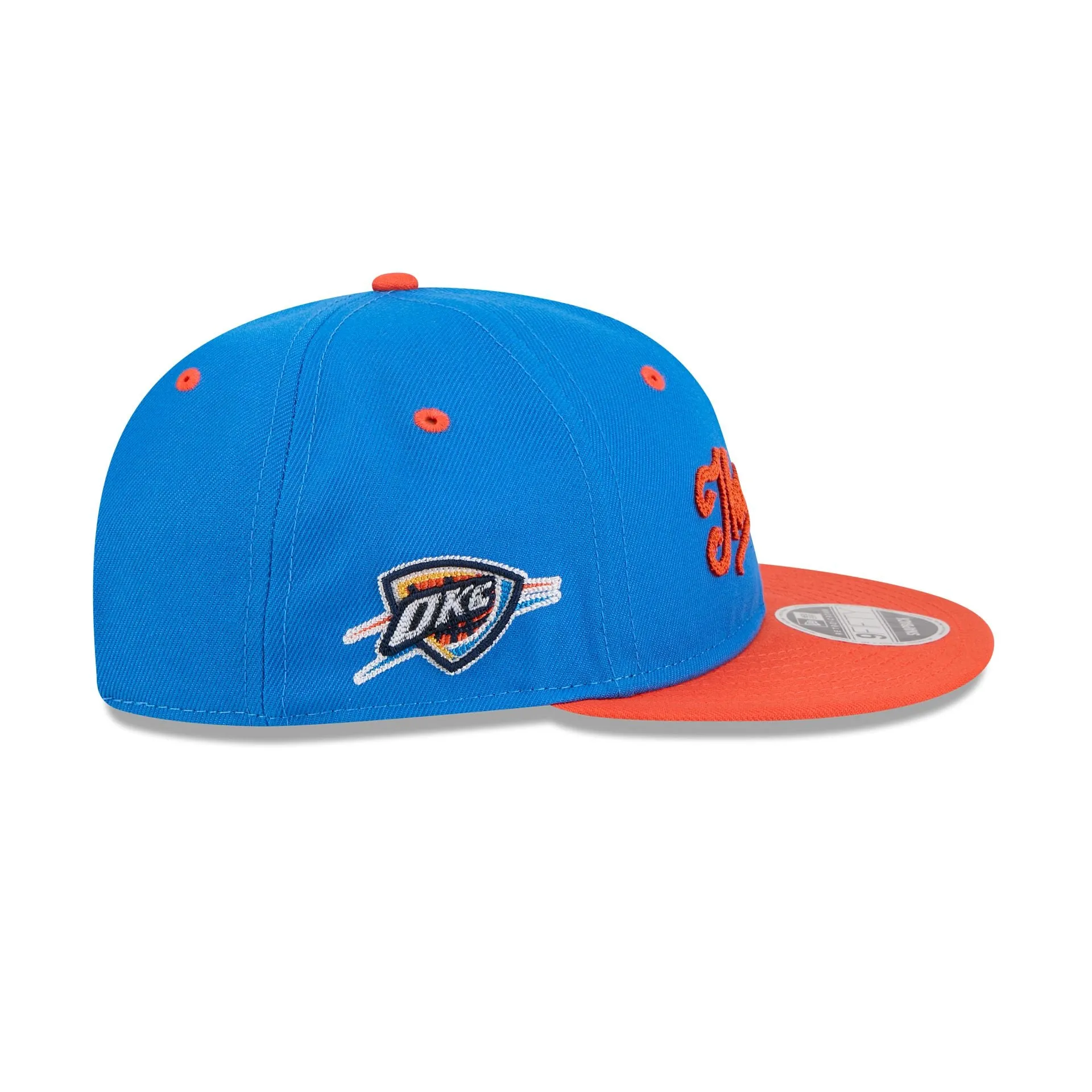 Oklahoma City Thunder Chainstitch Script Retro Crown 9FIFTY Snapback Hat sold by New Era product image thumbnail 4