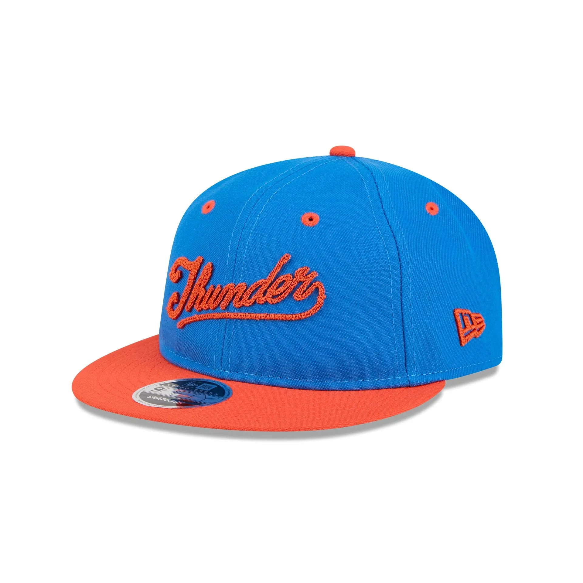 Oklahoma City Thunder Chainstitch Script Retro Crown 9FIFTY Snapback Hat sold by New Era product image thumbnail 3