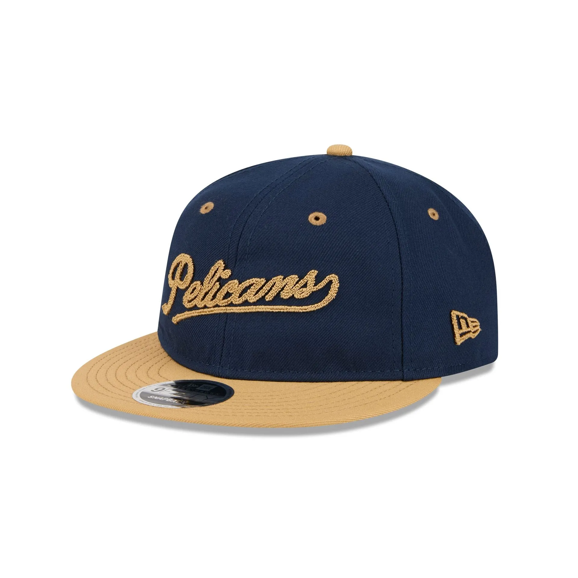 New Orleans Pelicans Chainstitch Script Retro Crown 9FIFTY Snapback Hat sold by New Era product image thumbnail 3