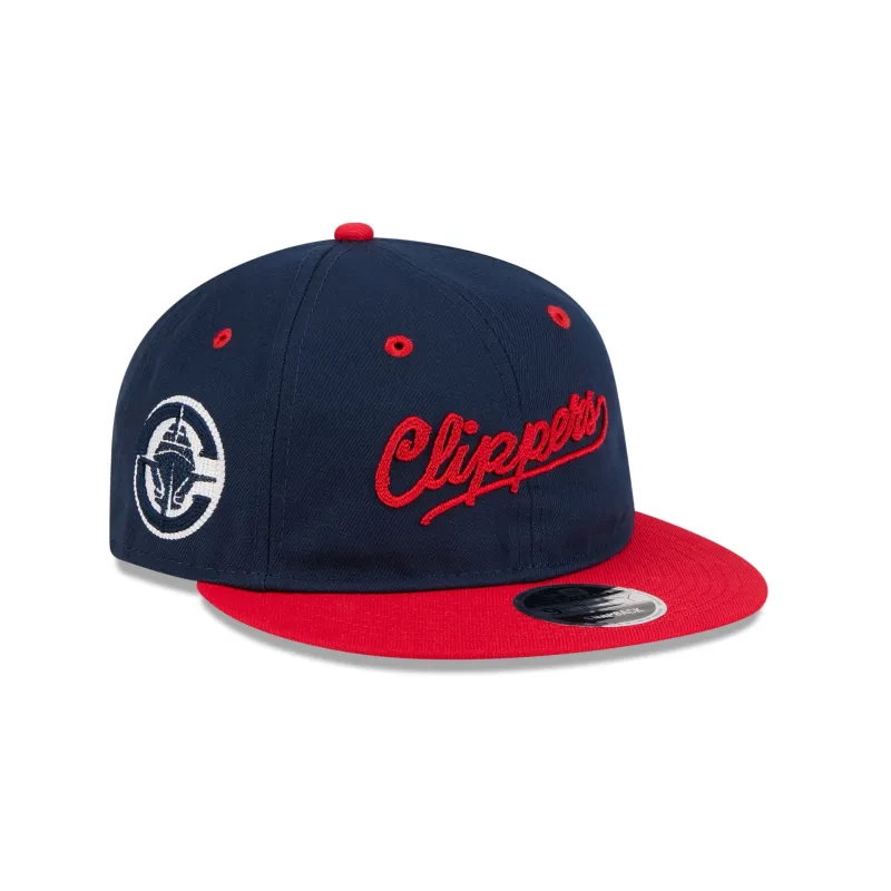 Los Angeles Clippers Chainstitch Script Retro Crown 9FIFTY Snapback Hat sold by New Era