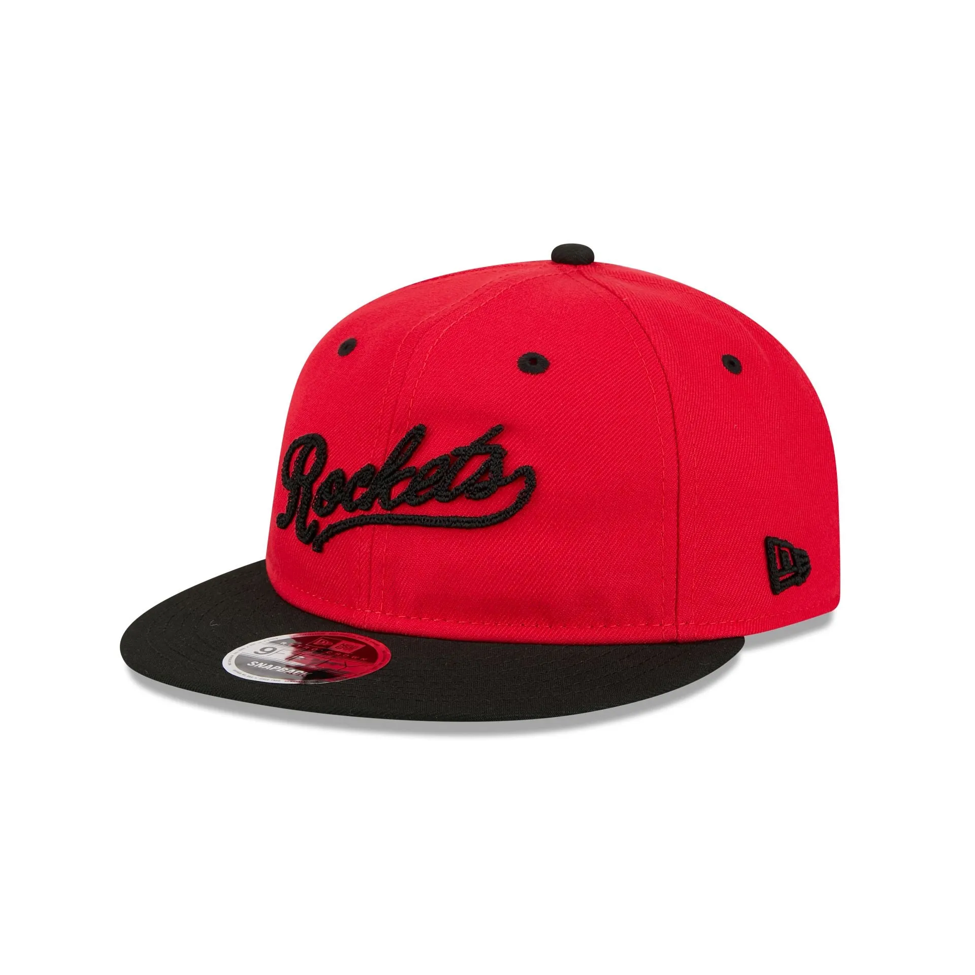 Houston Rockets Chainstitch Script Retro Crown 9FIFTY Snapback Hat sold by New Era product image thumbnail 3