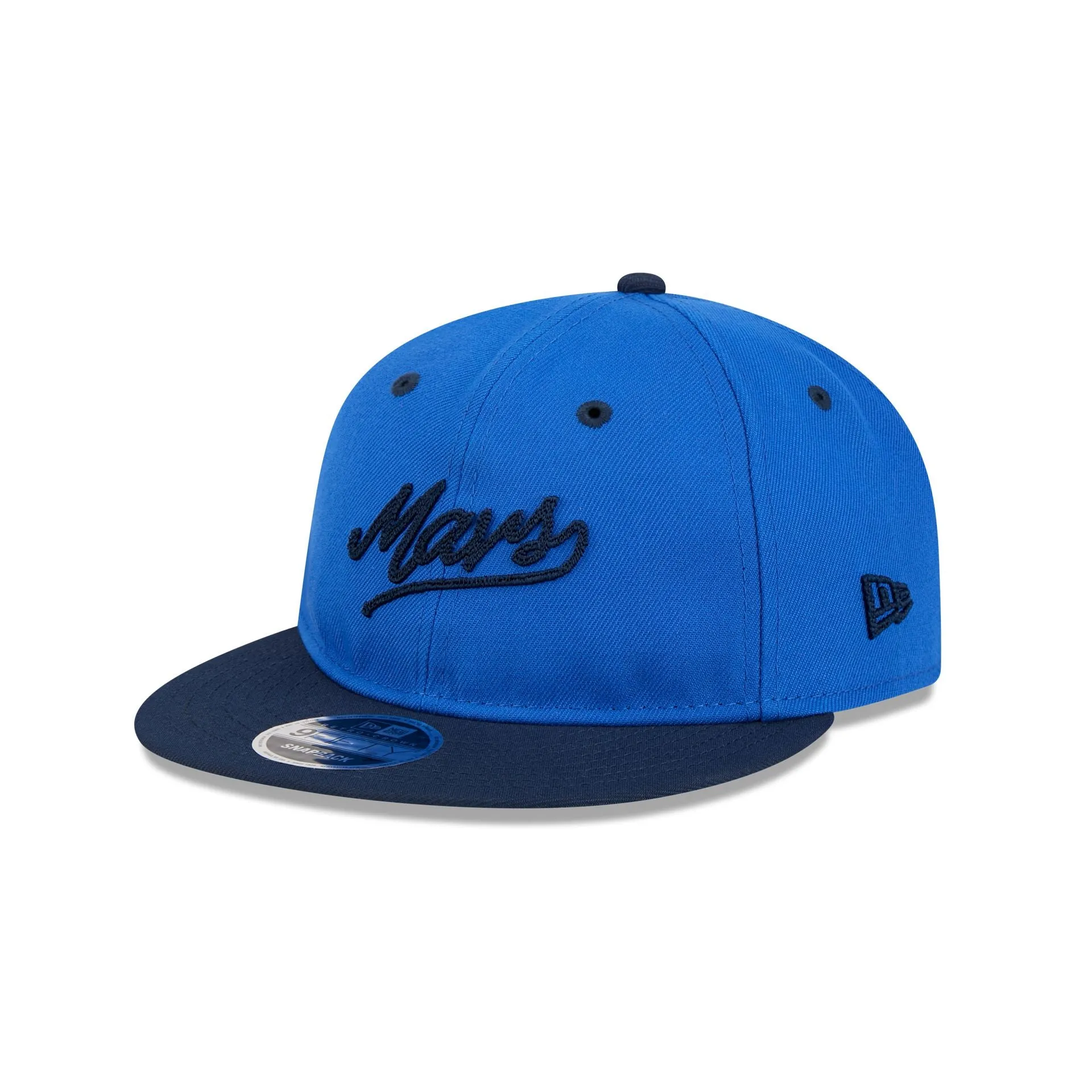 Dallas Mavericks Chainstitch Script Retro Crown 9FIFTY Snapback Hat sold by New Era product image thumbnail 3