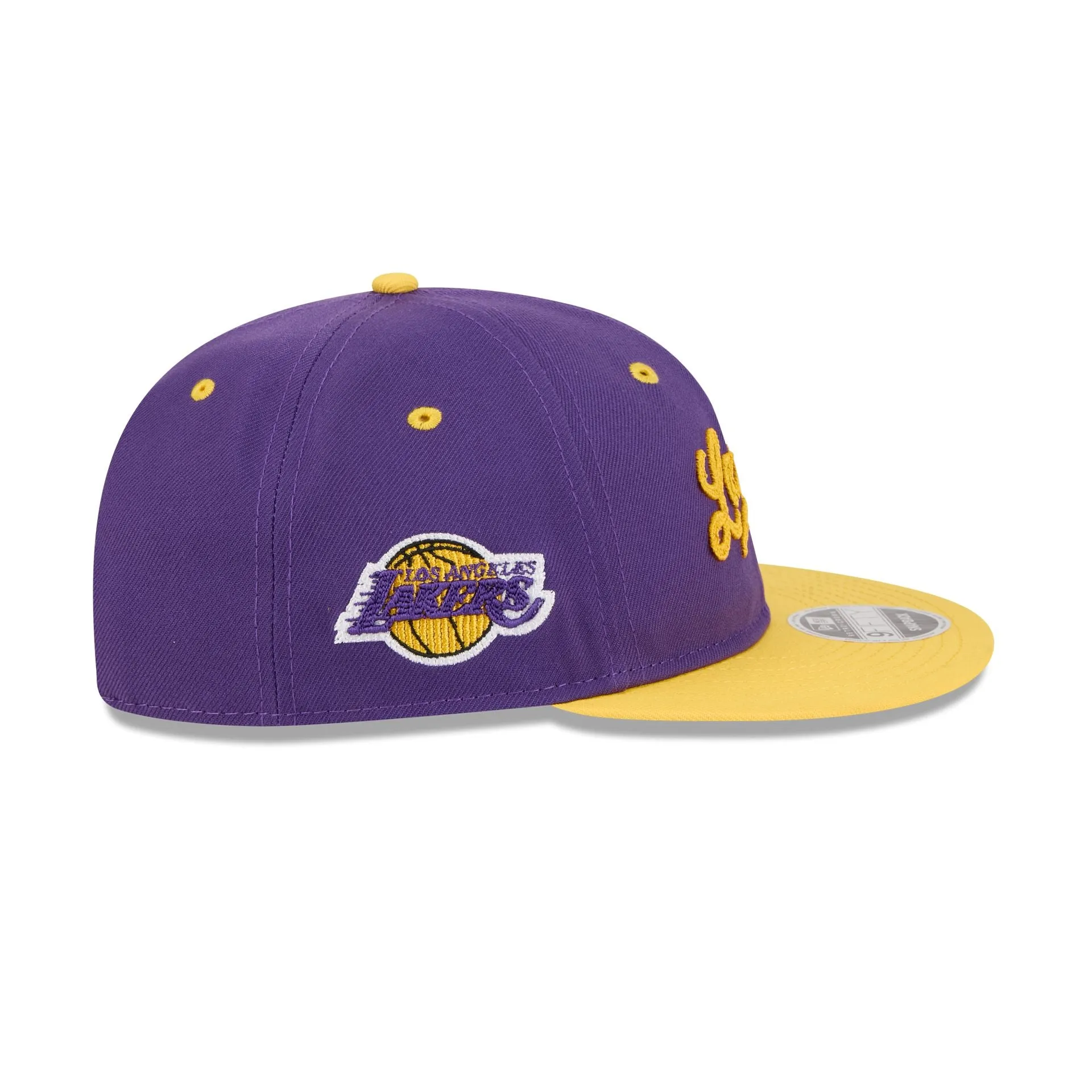 Los Angeles Lakers Chainstitch Script Retro Crown 9FIFTY Snapback Hat sold by New Era product image thumbnail 4