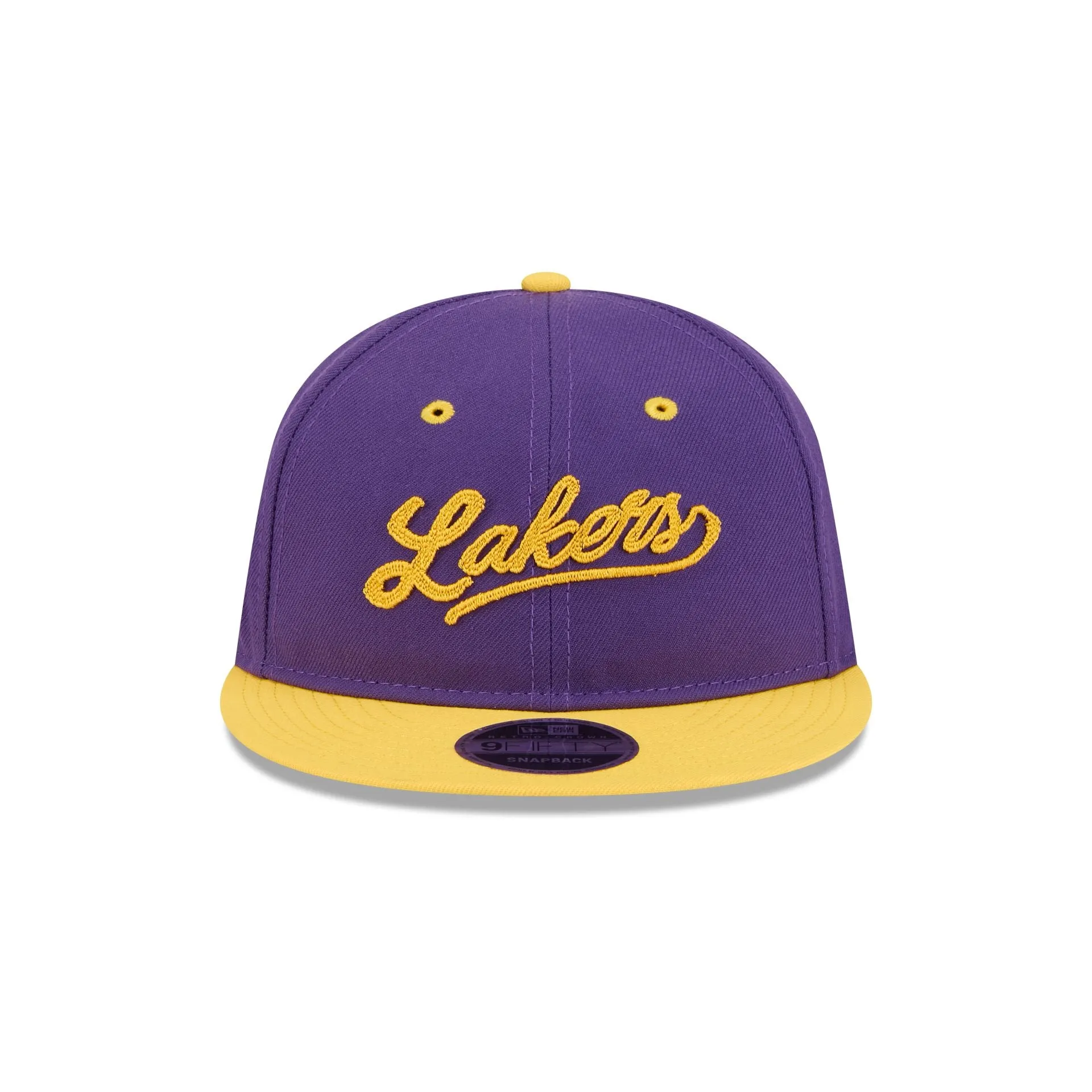 Los Angeles Lakers Chainstitch Script Retro Crown 9FIFTY Snapback Hat sold by New Era product image thumbnail 2