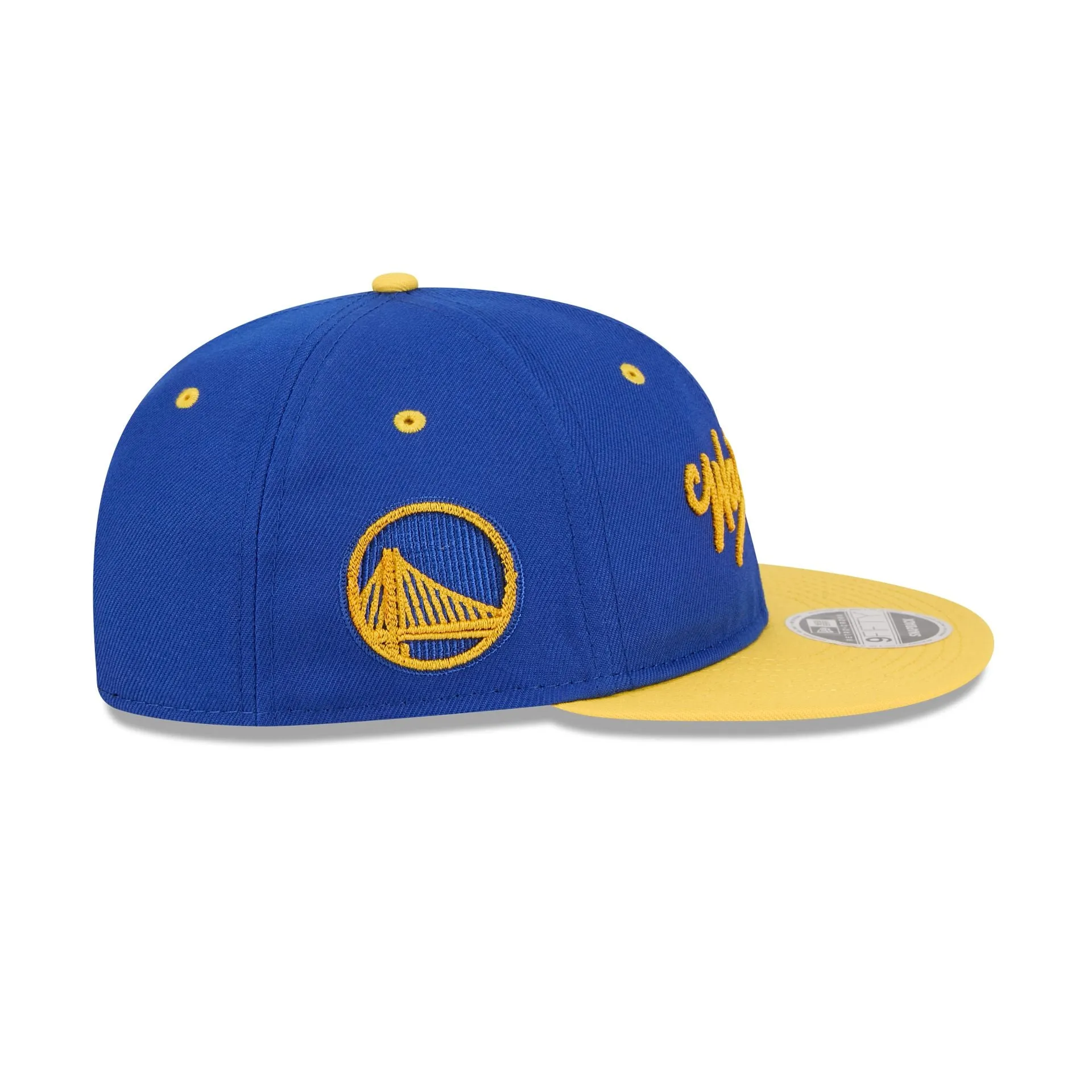 Golden State Warriors Chainstitch Script Retro Crown 9FIFTY Snapback Hat sold by New Era product image thumbnail 4