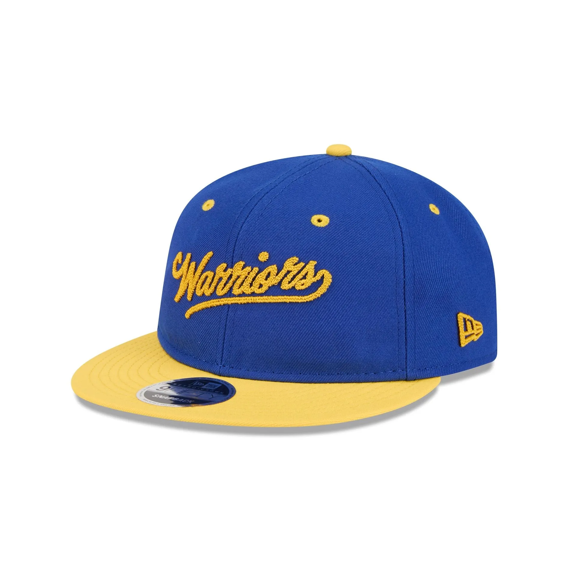 Golden State Warriors Chainstitch Script Retro Crown 9FIFTY Snapback Hat sold by New Era product image thumbnail 3
