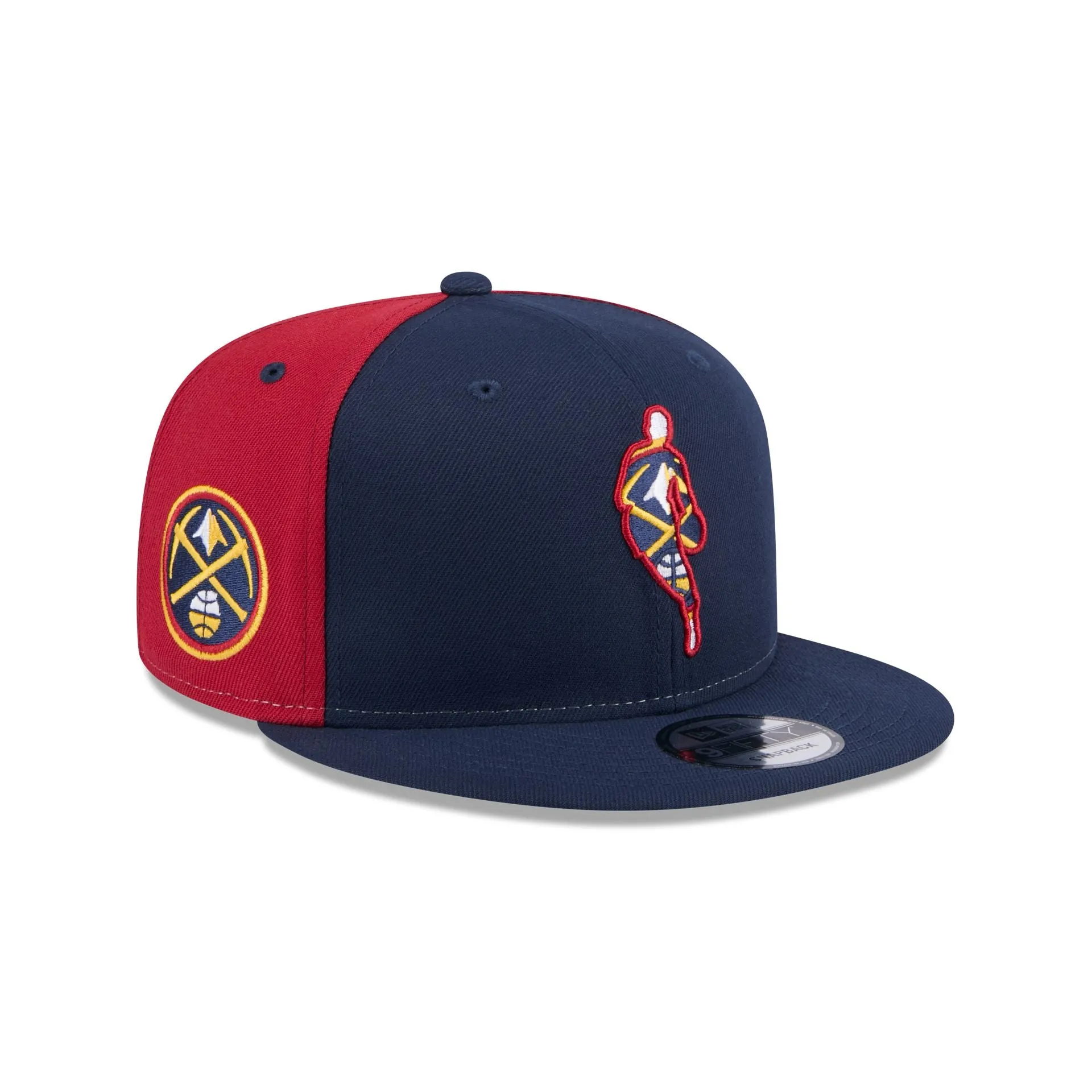 Denver Nuggets Front Logoman 9FIFTY Snapback Hat sold by New Era