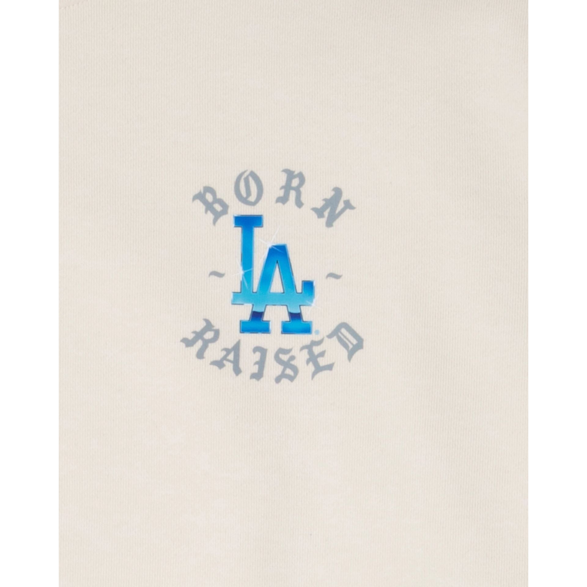 Born X Raised Los Angeles Dodgers White Crewneck sold by New Era product image thumbnail 3