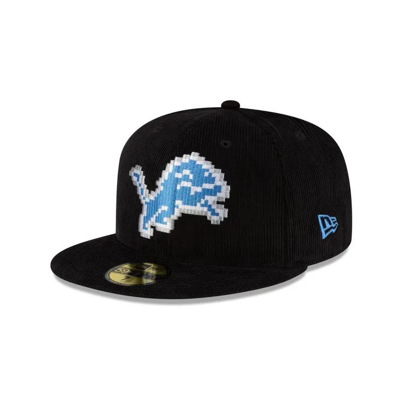 Just Caps NFL Pixelated Detroit Lions 59FIFTY Fitted Hat sold by New Era