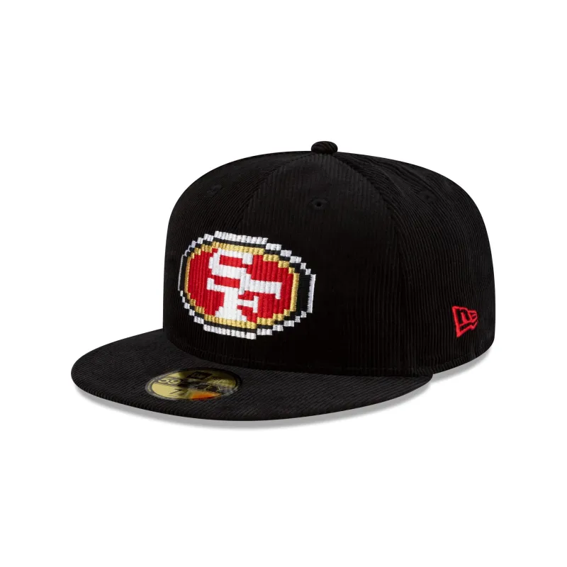 Just Caps NFL Pixelated San Francisco 49ers 59FIFTY Fitted Hat sold by New Era