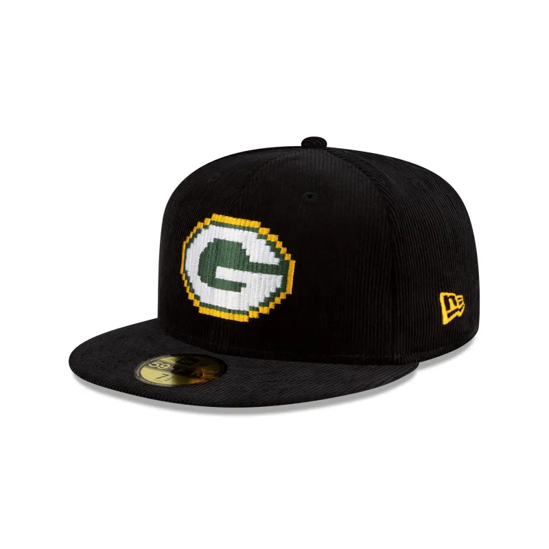 Just Caps NFL Pixelated Green Bay Packers 59FIFTY Fitted Hat sold by New Era