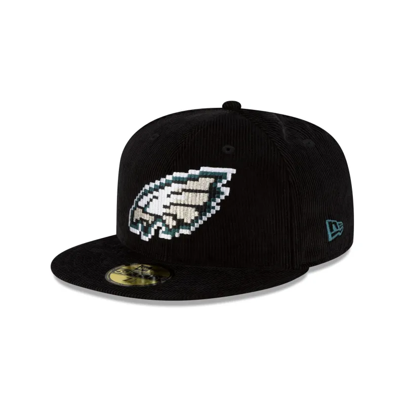 Just Caps NFL Pixelated Philadelphia Eagles 59FIFTY Fitted Hat made by New Era