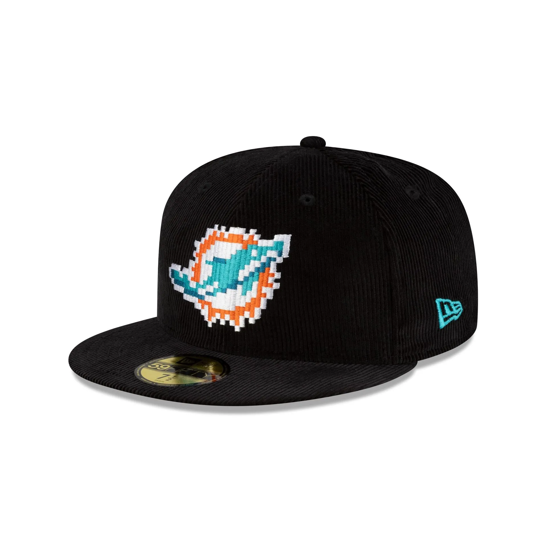 Just Caps NFL Pixelated Miami Dolphins 59FIFTY Fitted Hat sold by New Era