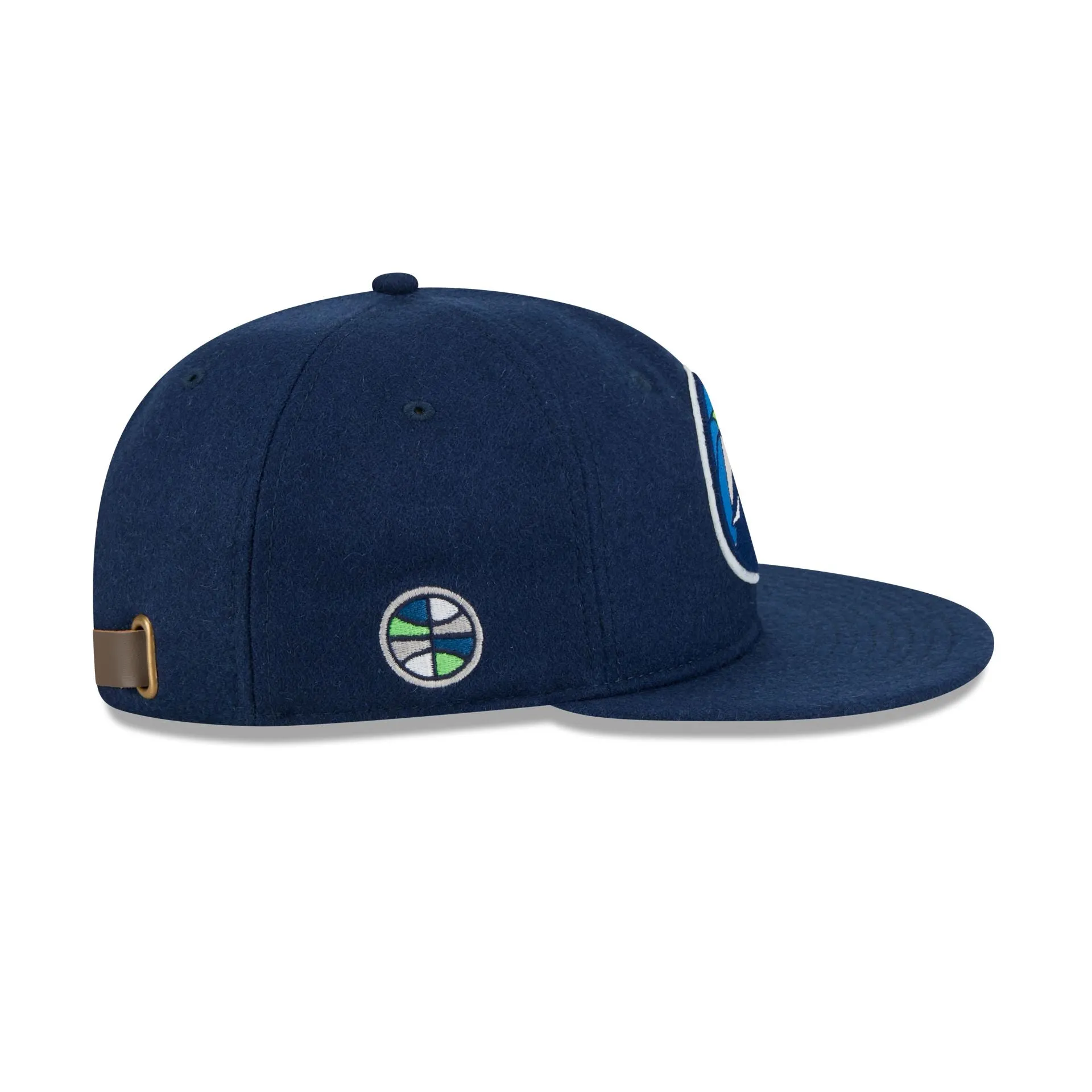 Minnesota Timberwolves Chenille Woven Retro Crown 9FIFTY Adjustable Hat sold by New Era product image thumbnail 4