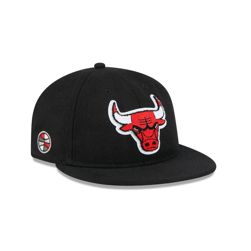Chicago Bulls Chenille Woven Retro Crown 9FIFTY Adjustable Hat made by New Era