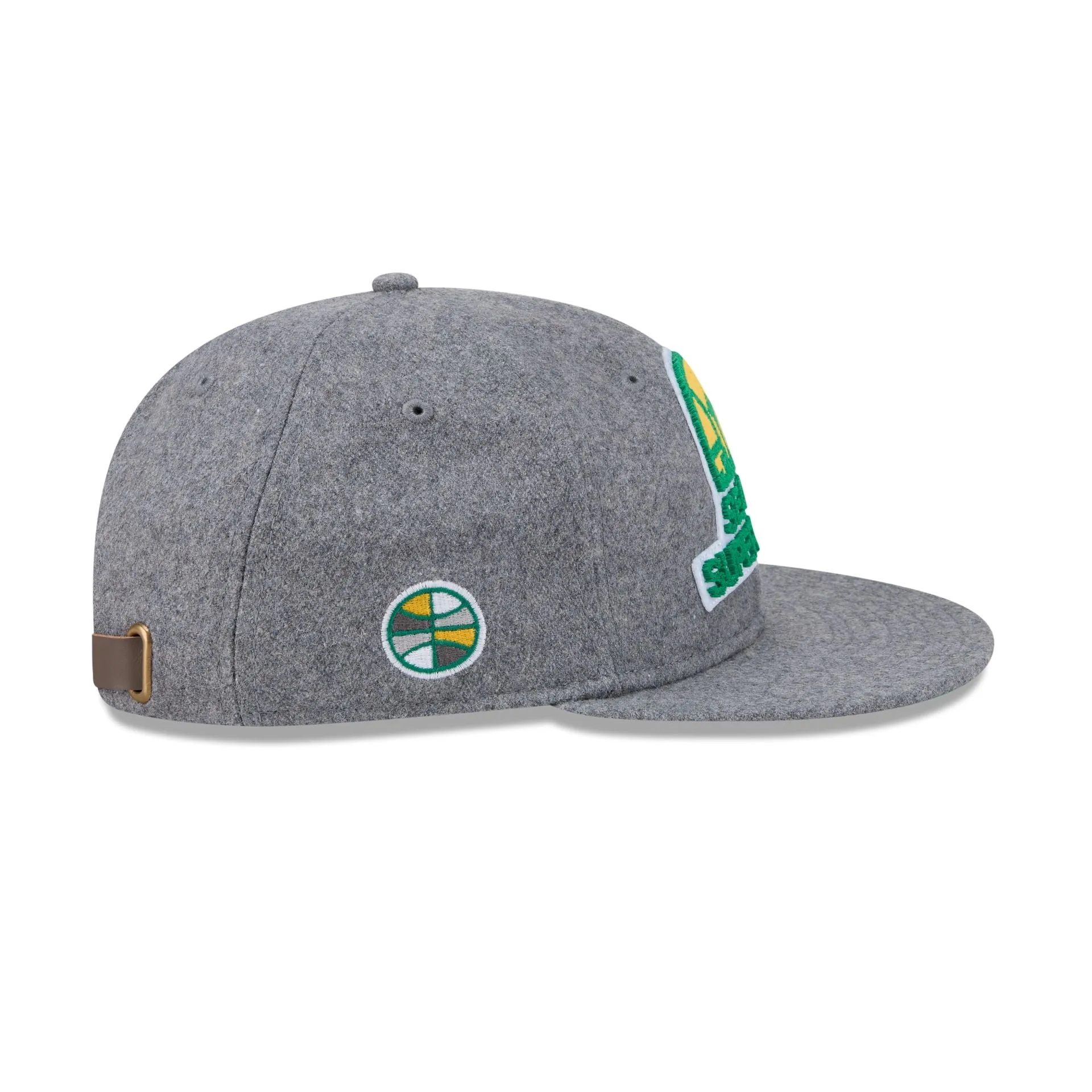 Seattle Supersonics Chenille Woven Retro Crown 9FIFTY Adjustable Hat sold by New Era product image thumbnail 4
