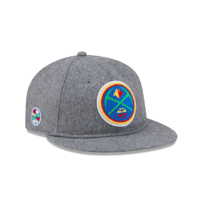 Denver Nuggets Chenille Woven Retro Crown 9FIFTY Adjustable Hat sold by New Era