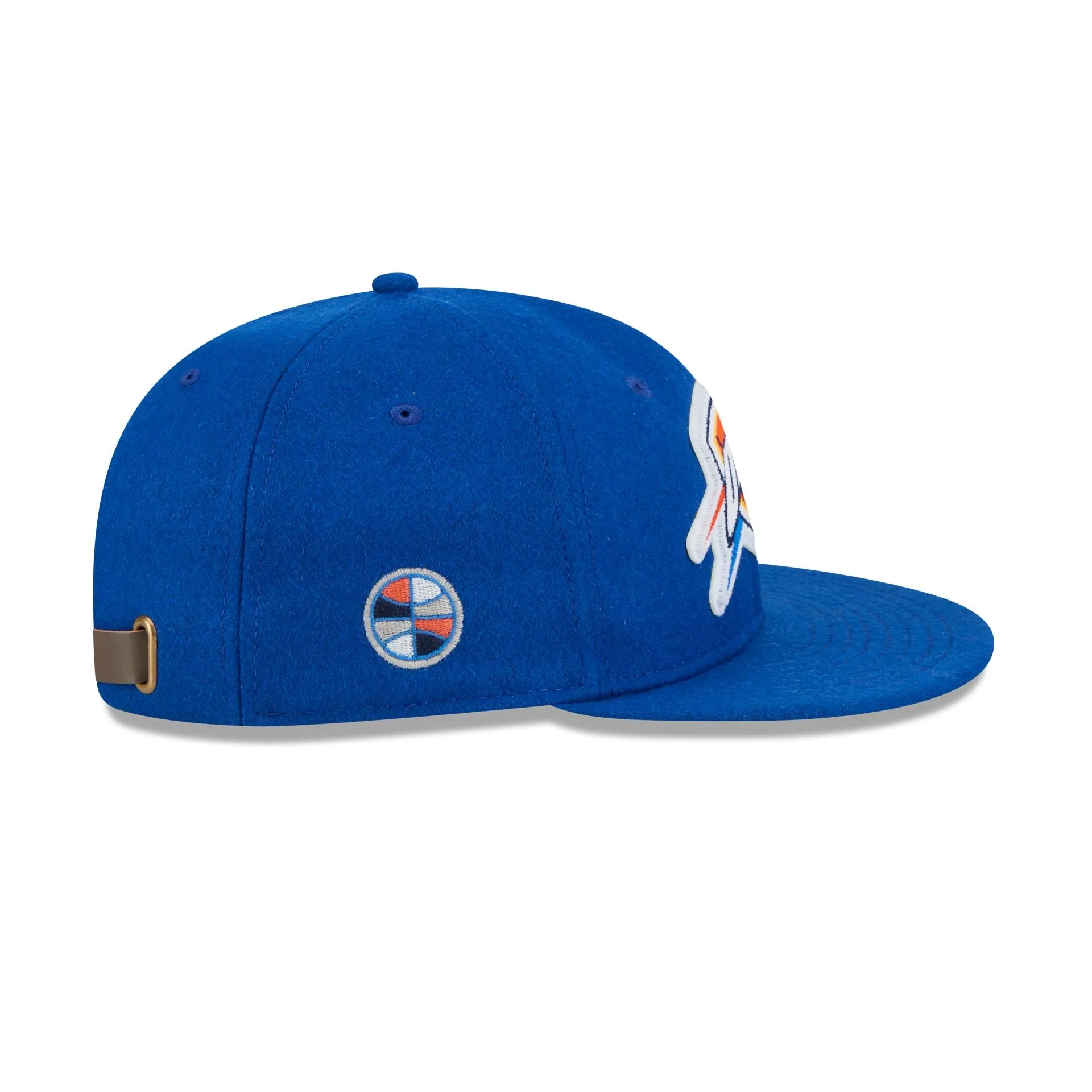 Oklahoma City Thunder Chenille Woven Retro Crown 9FIFTY Adjustable Hat sold by New Era product image thumbnail 4