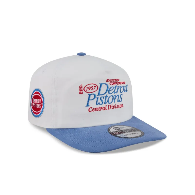 Detroit Pistons Conference Script 19TWENTY Snapback Hat sold by New Era