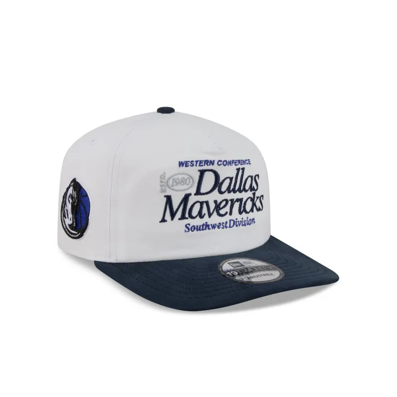 Dallas Mavericks Conference Script 19TWENTY Snapback Hat made by New Era