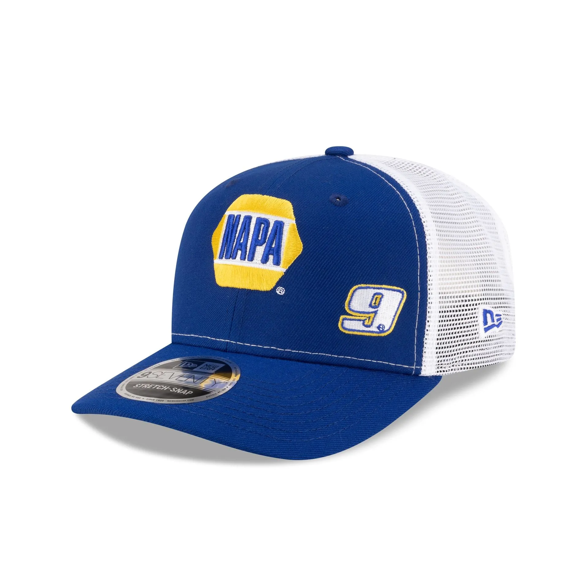 Hendrick Motorsports 2026 Chase Elliott NAPA Racing Partner 9SEVENTY Trucker Hat sold by New Era product image thumbnail 3