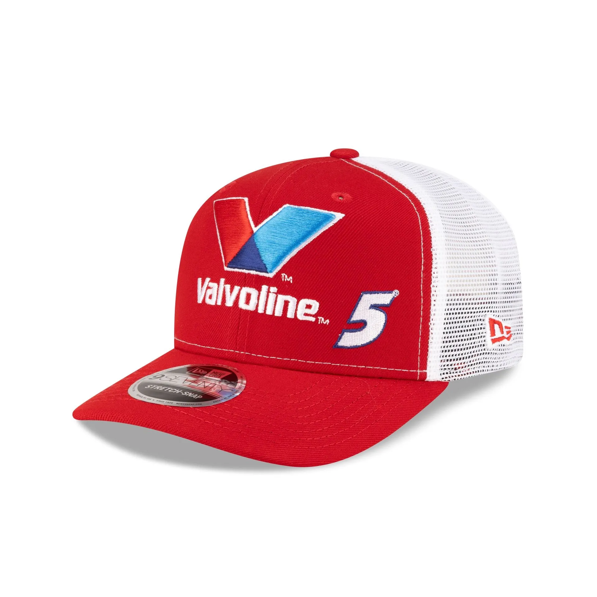 Hendrick Motorsports 2026 Kyle Larson Valvoline Partner 9SEVENTY Trucker Hat sold by New Era product image thumbnail 3