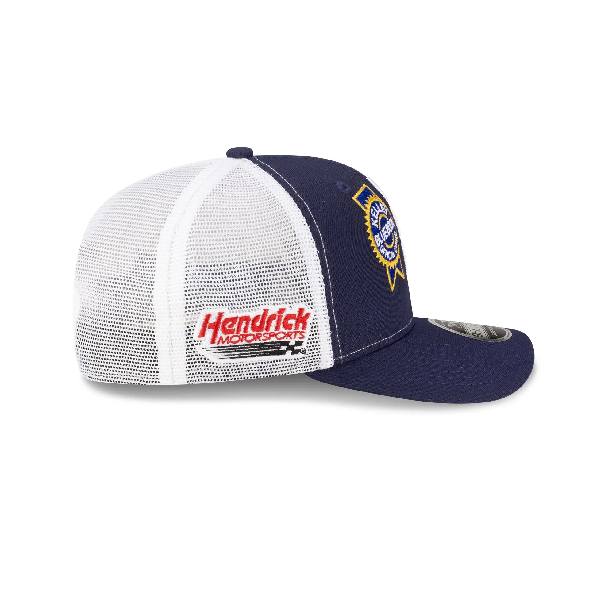 Hendrick Motorsports 2026 Chase Elliott Kelley Blue Book Partner 9SEVENTY Trucker Hat sold by New Era product image thumbnail 4