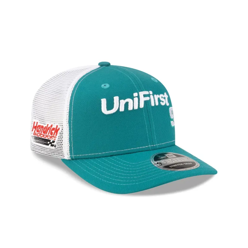 Hendrick Motorsports 2026 Chase Elliott UniFirst Partner 9SEVENTY Trucker Hat made by New Era